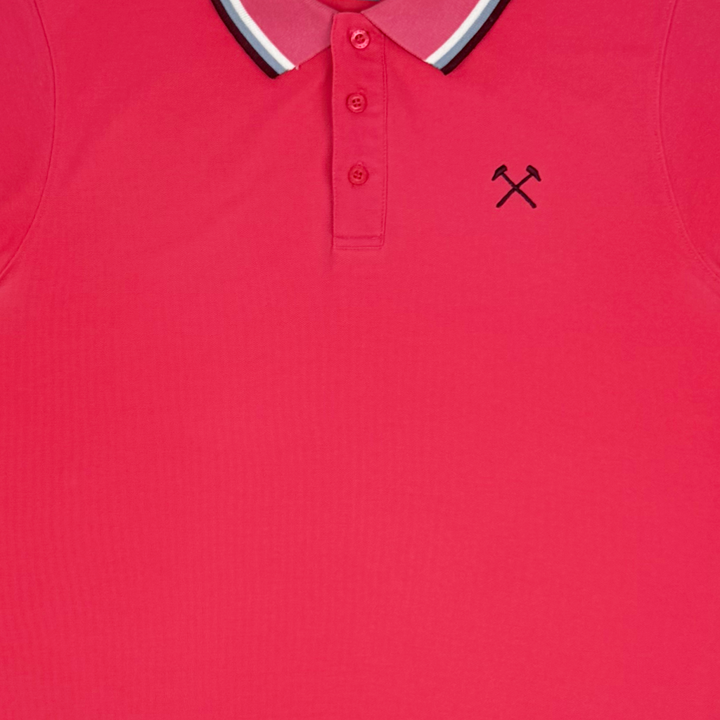 West Ham United Pink Polo Shirt | Small