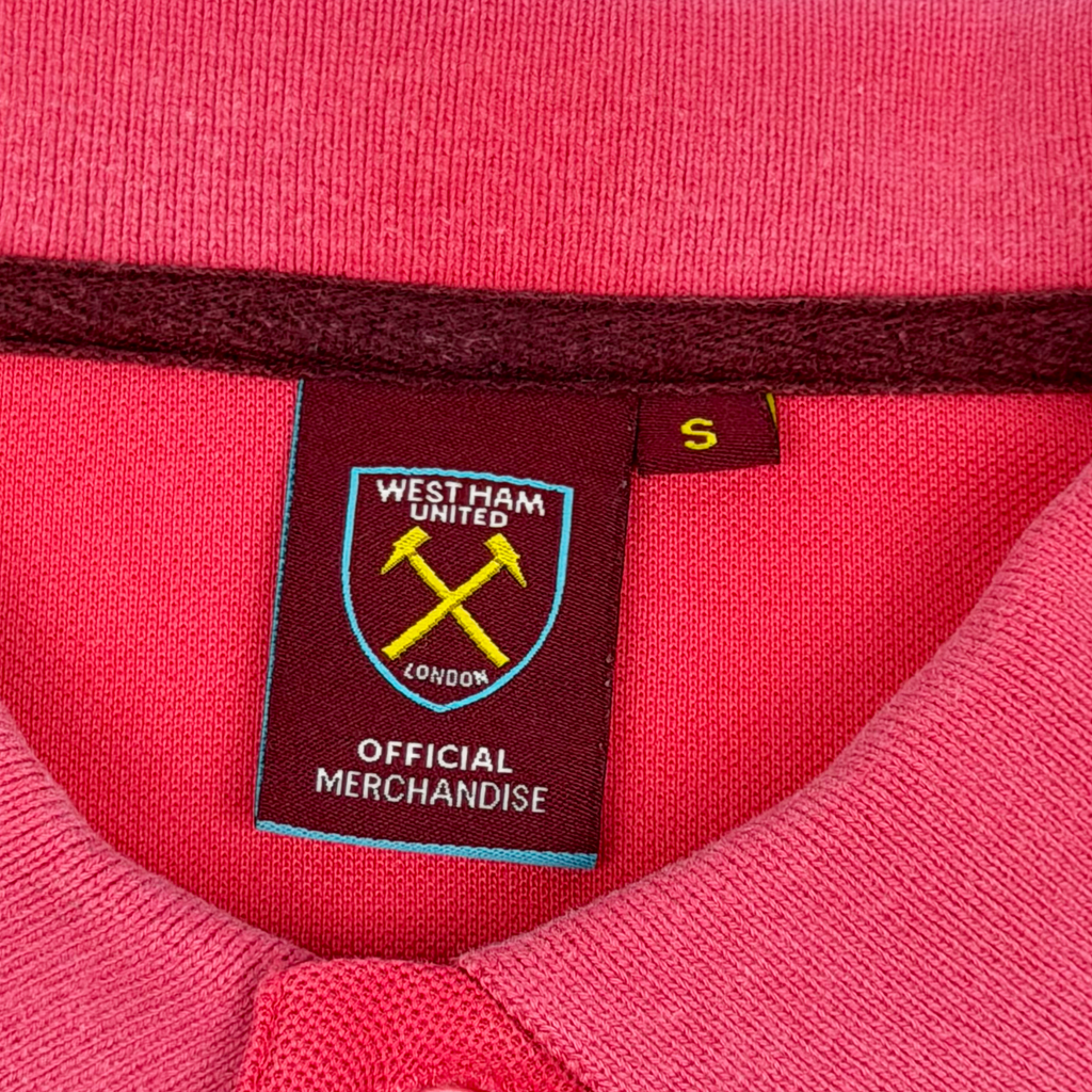 West Ham United Pink Polo Shirt | Small