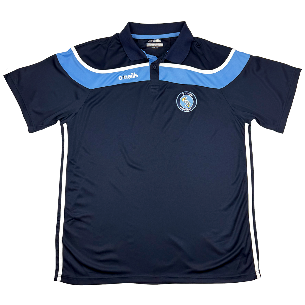 Wycombe Wanderers Navy Training Polo Shirt | XXXL