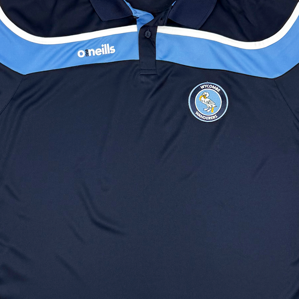 Wycombe Wanderers Navy Training Polo Shirt | XXXL