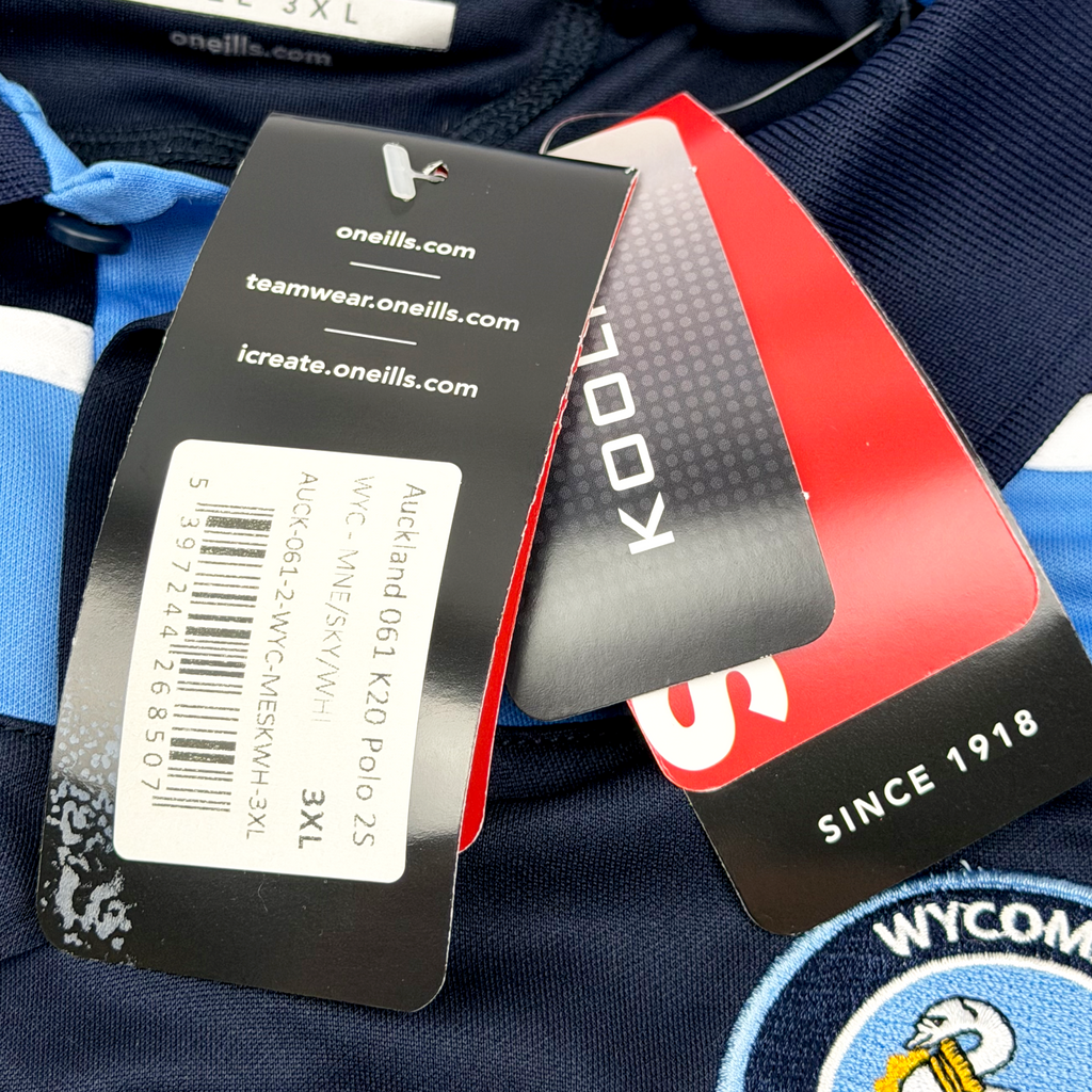 Wycombe Wanderers Navy Training Polo Shirt | XXXL
