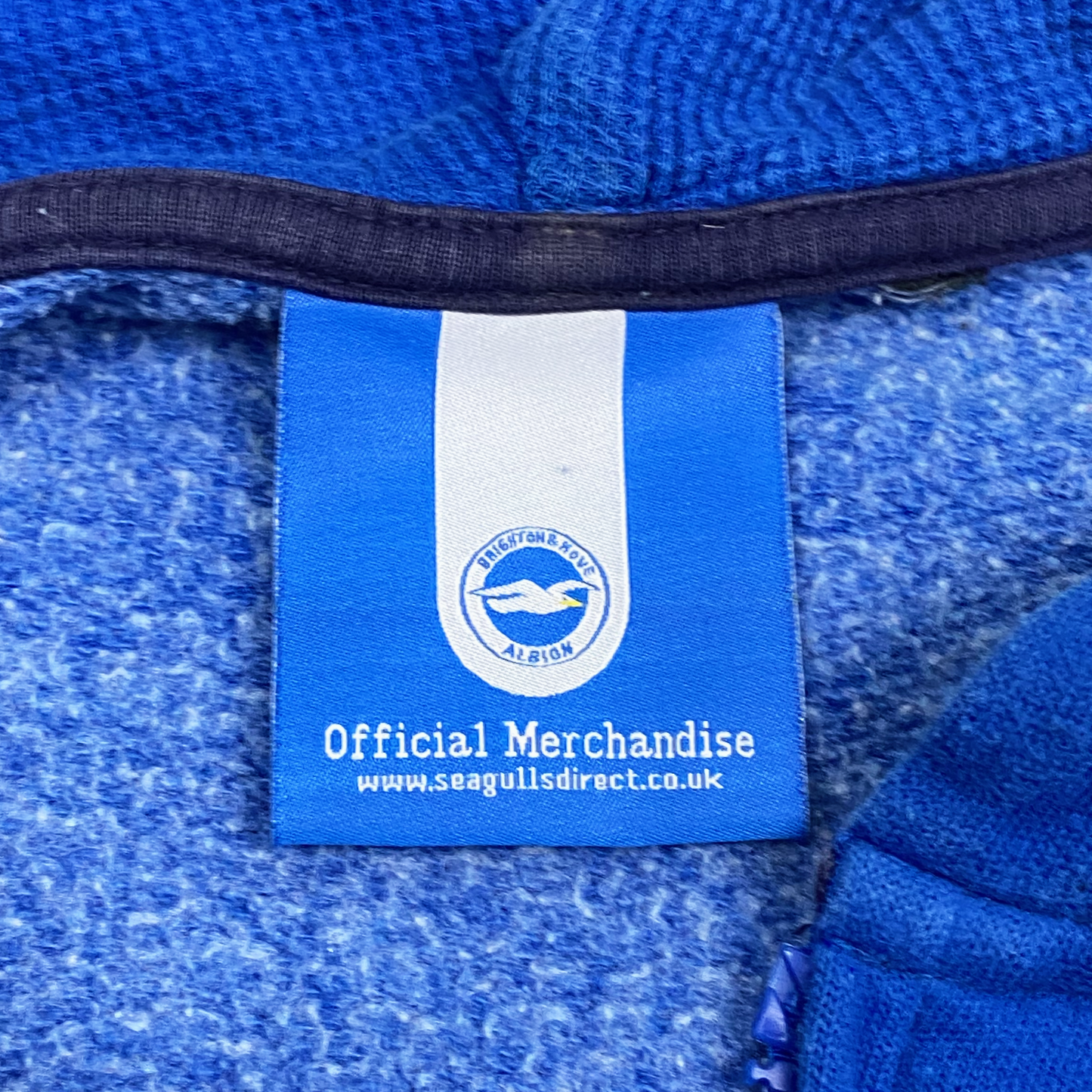 Brighton & Hove Albion Zip-Up Hoodie | Large