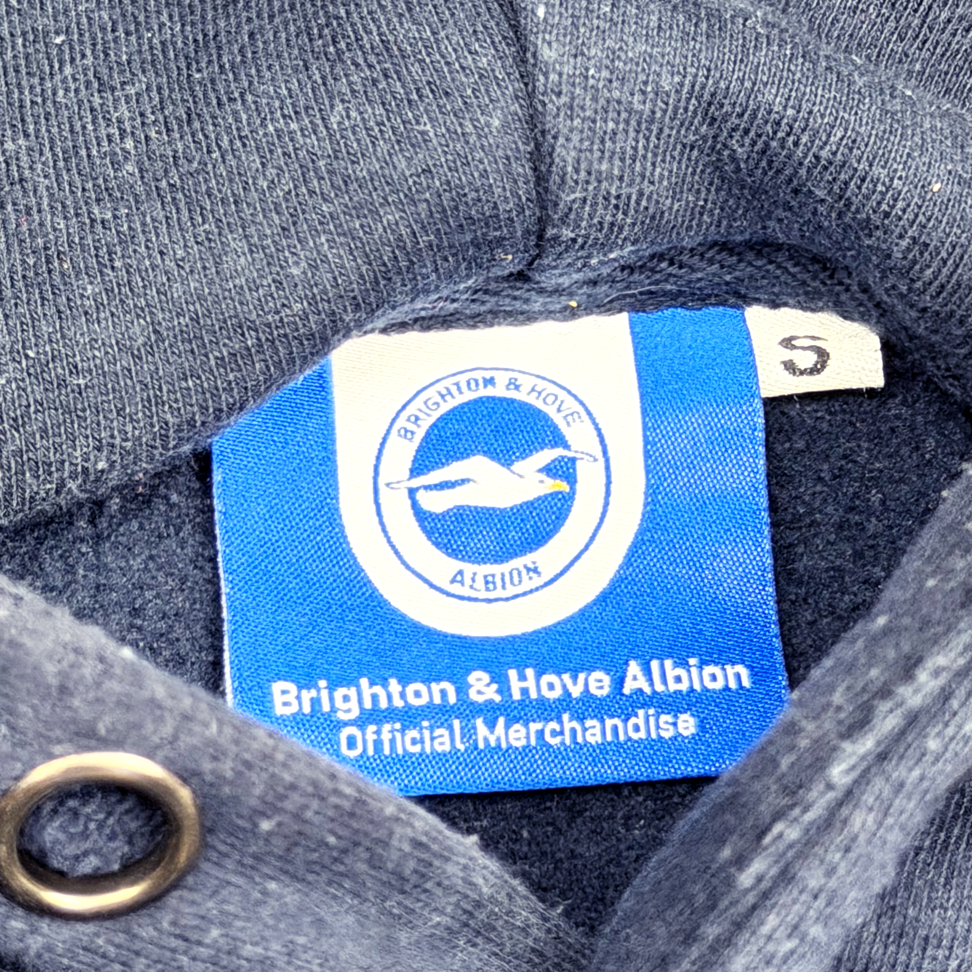 Brighton & Hove Albion Navy Hoodie | Small