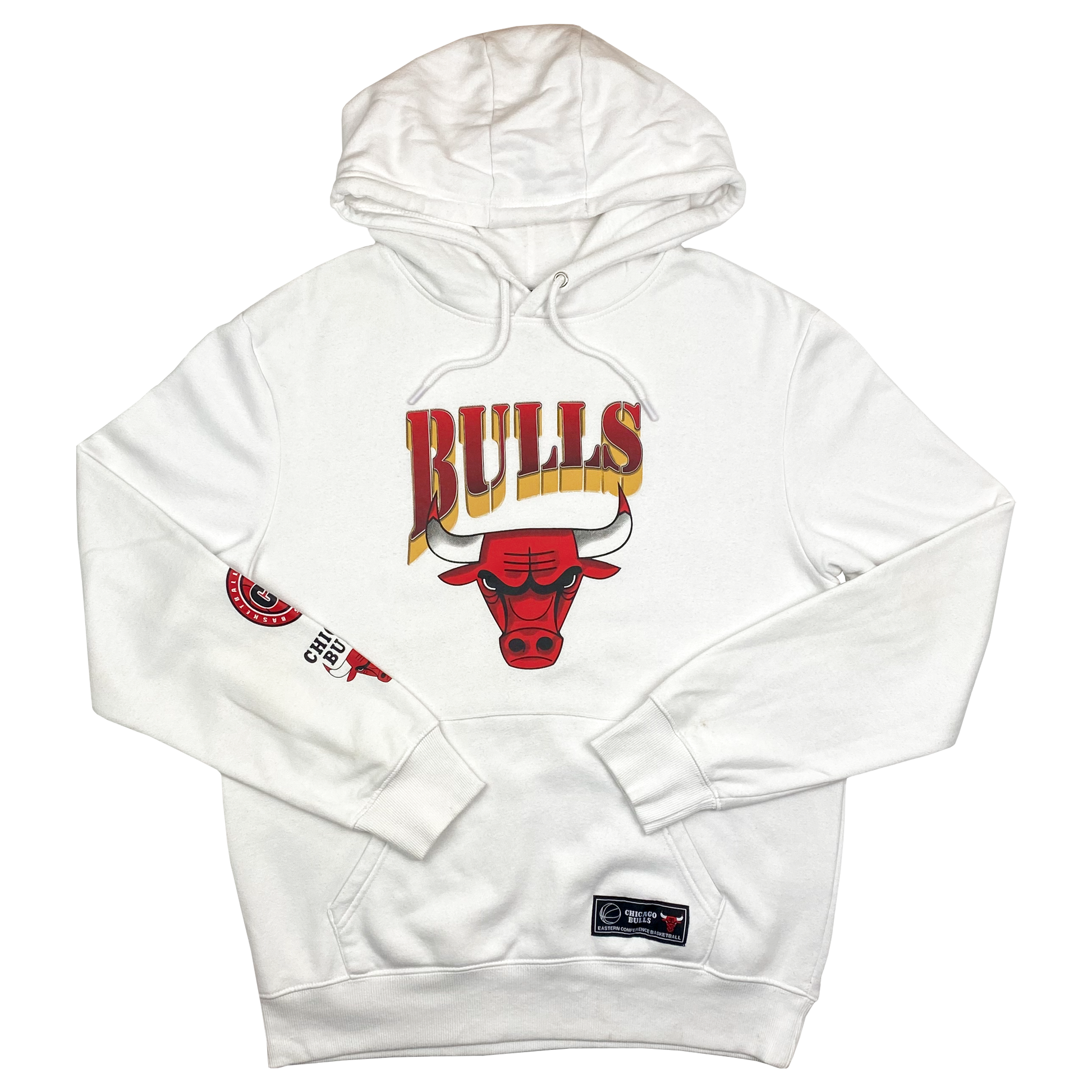 Chicago Bulls White Hoodie | Medium