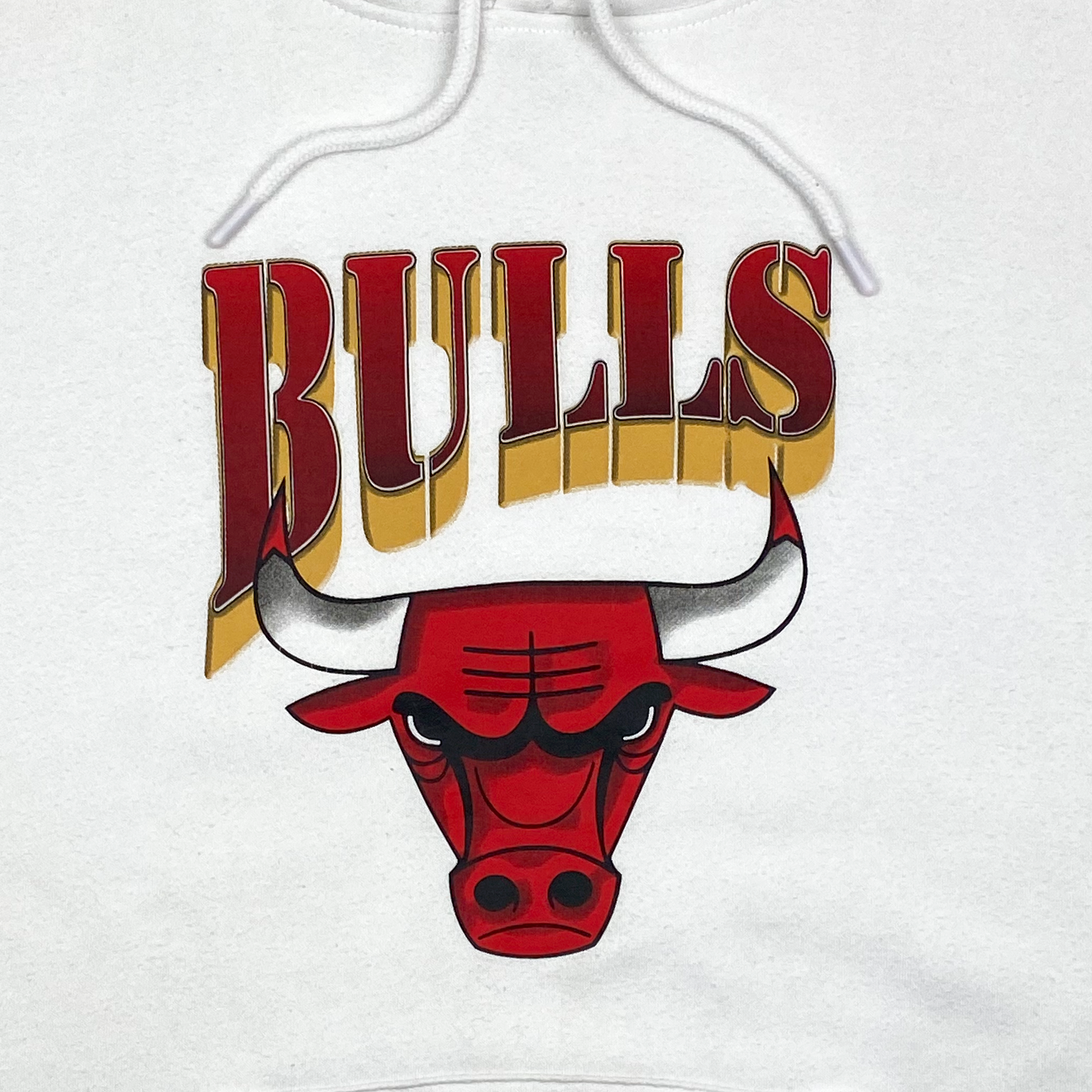 Chicago Bulls White Hoodie | Medium