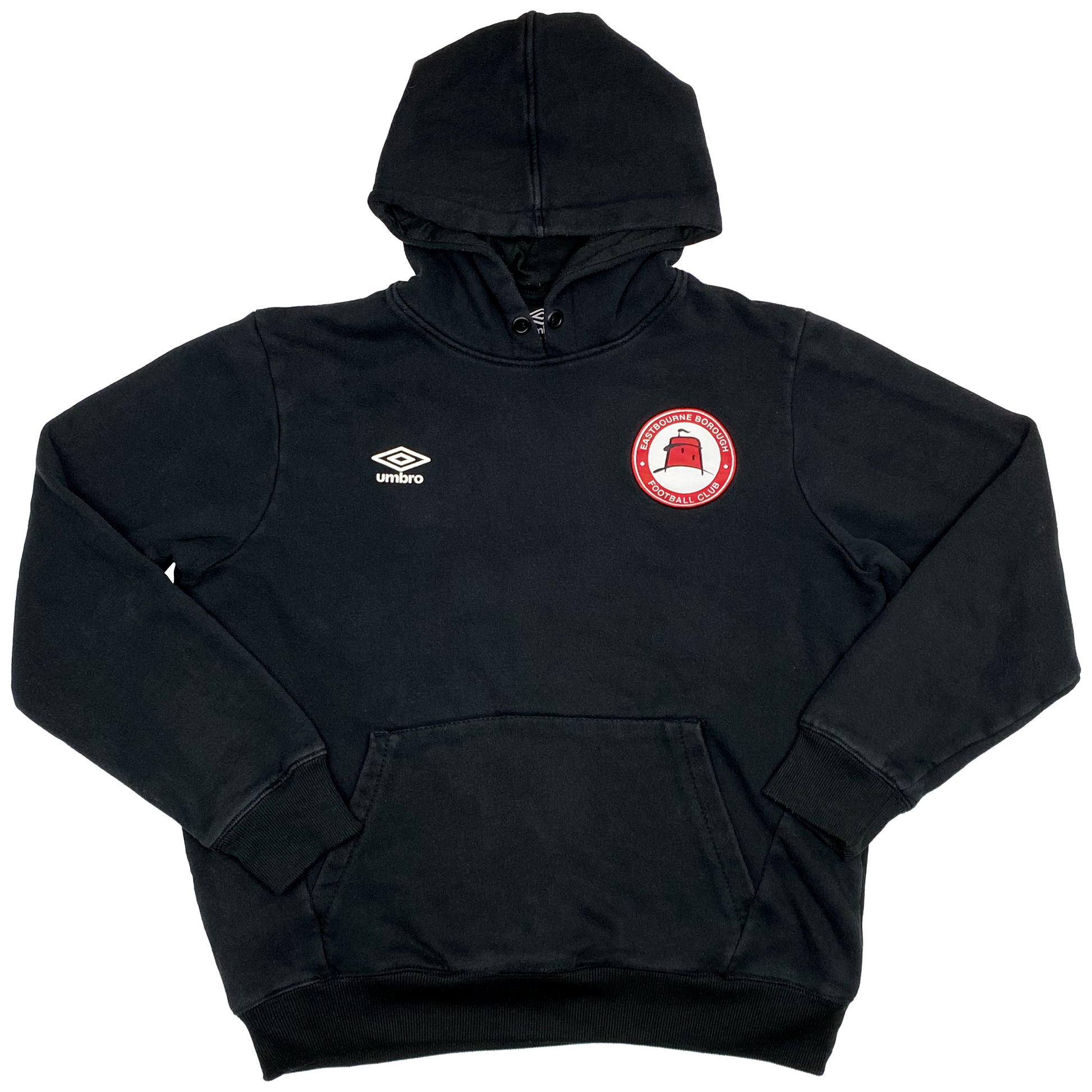 Eastbourne Borough Black Hoodie | Medium