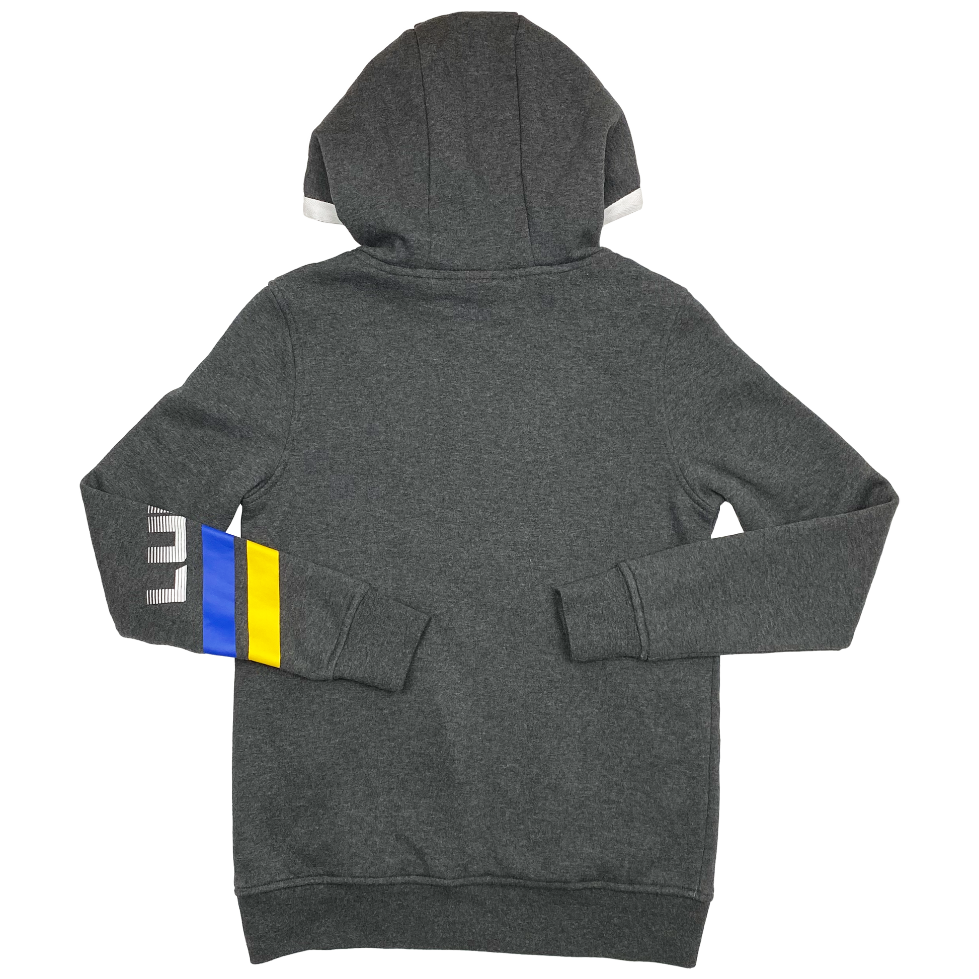 Leeds United Full-Zip Hoodie Grey | Small