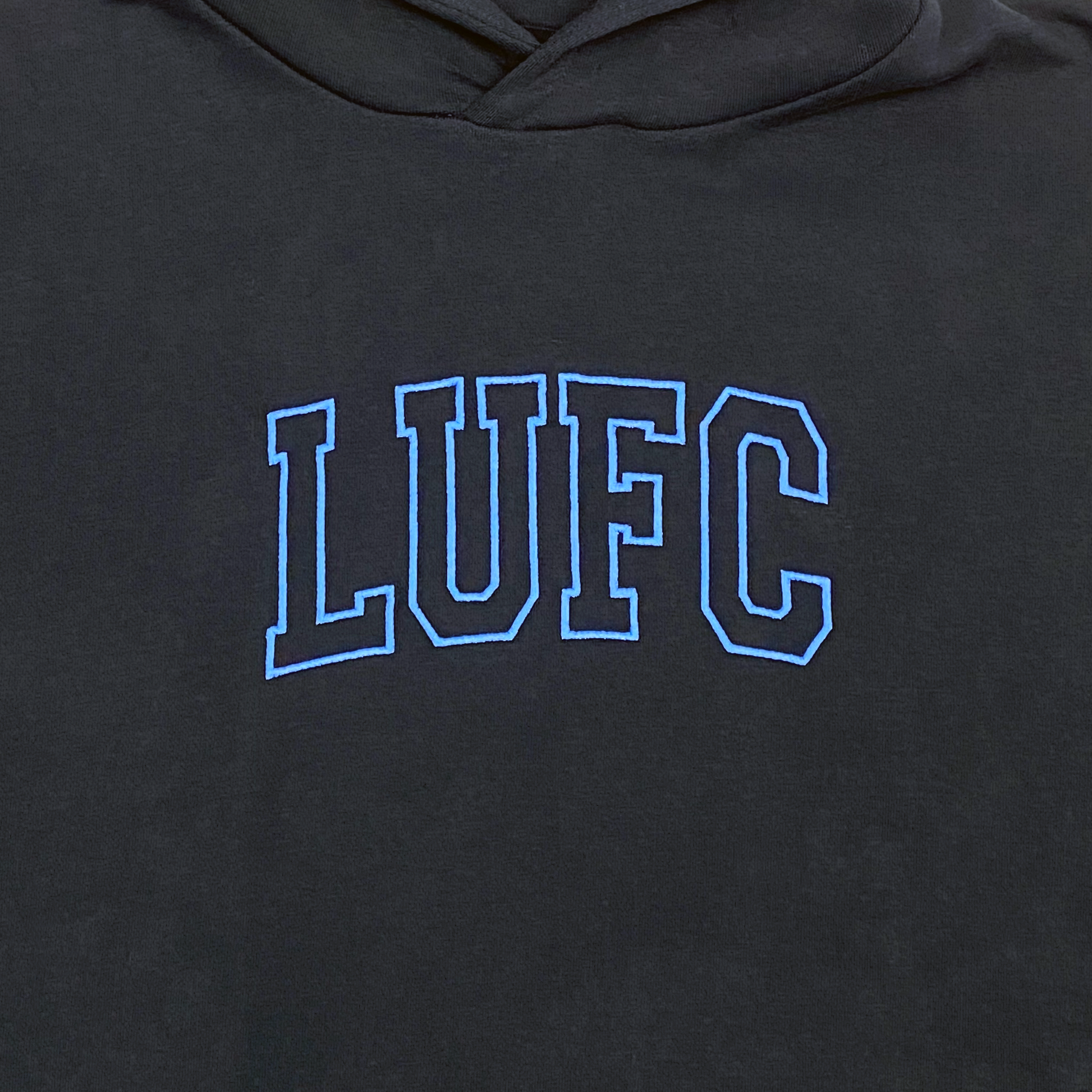 Leeds United Navy Blue Hoodie | Medium