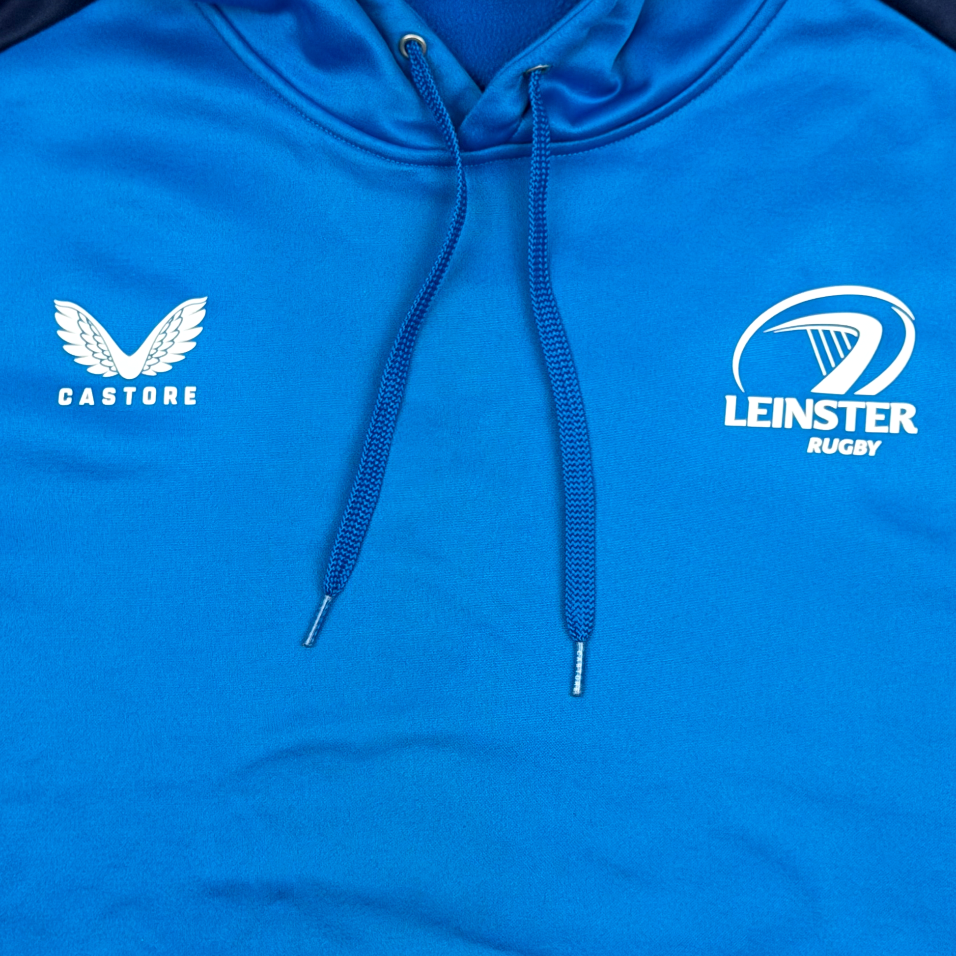 Leinster Rugby Blue Hooded Training Top | XXXL