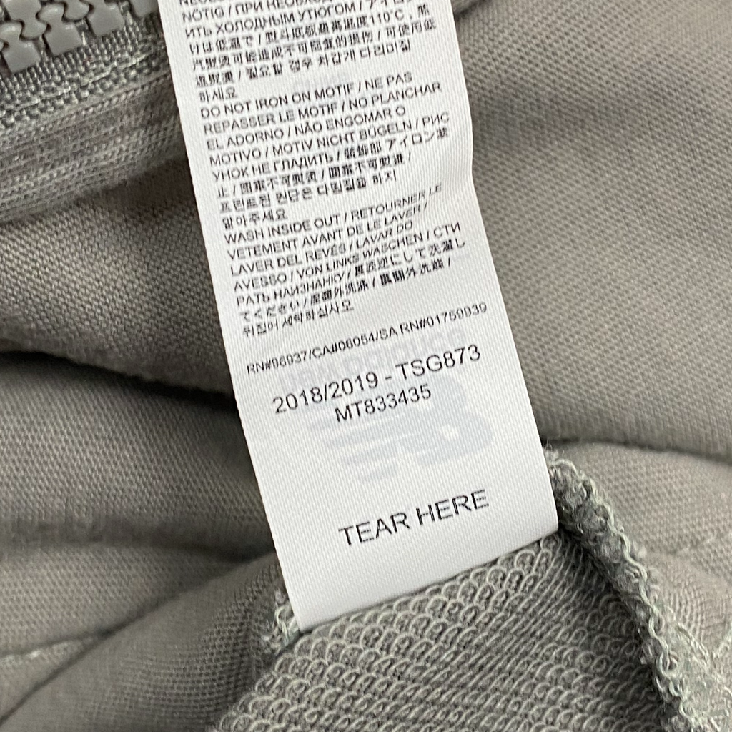 Liverpool Hooded Training Top Grey (2018-19) | Small