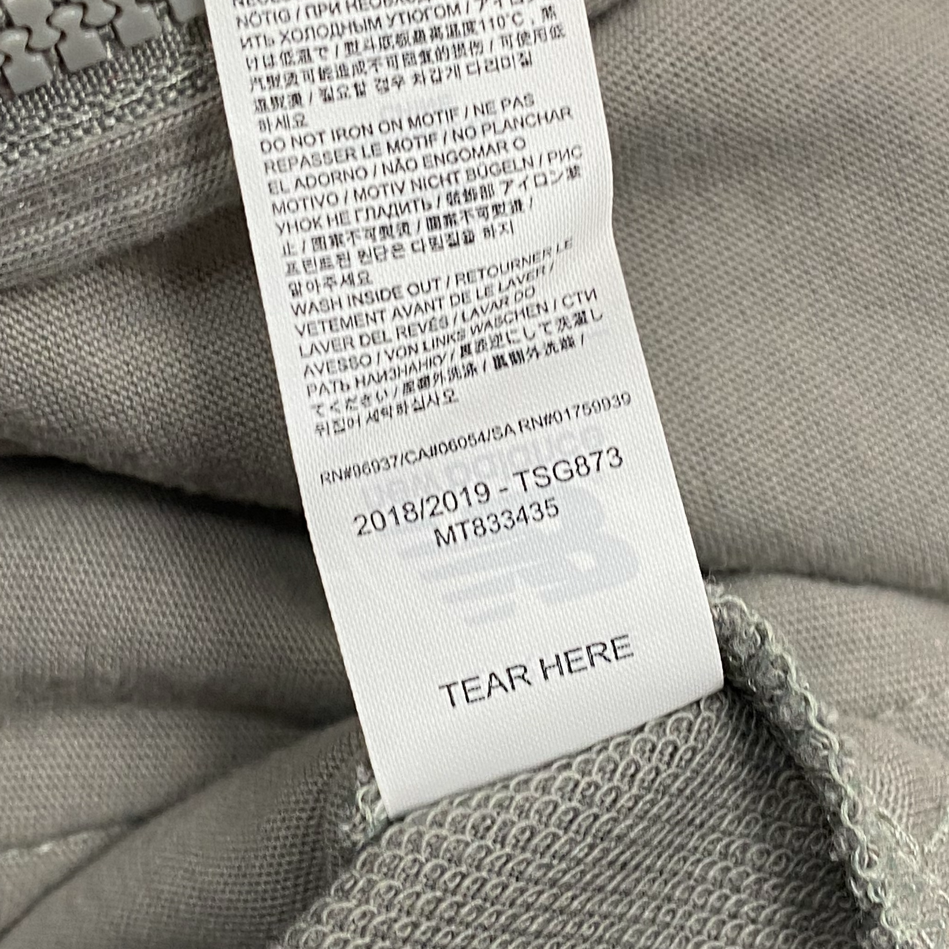 Liverpool Hooded Training Top Grey (2018-19) | Small