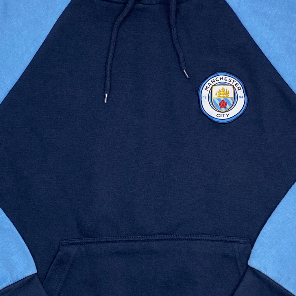 Manchester City Navy Blue Hoodie | Medium