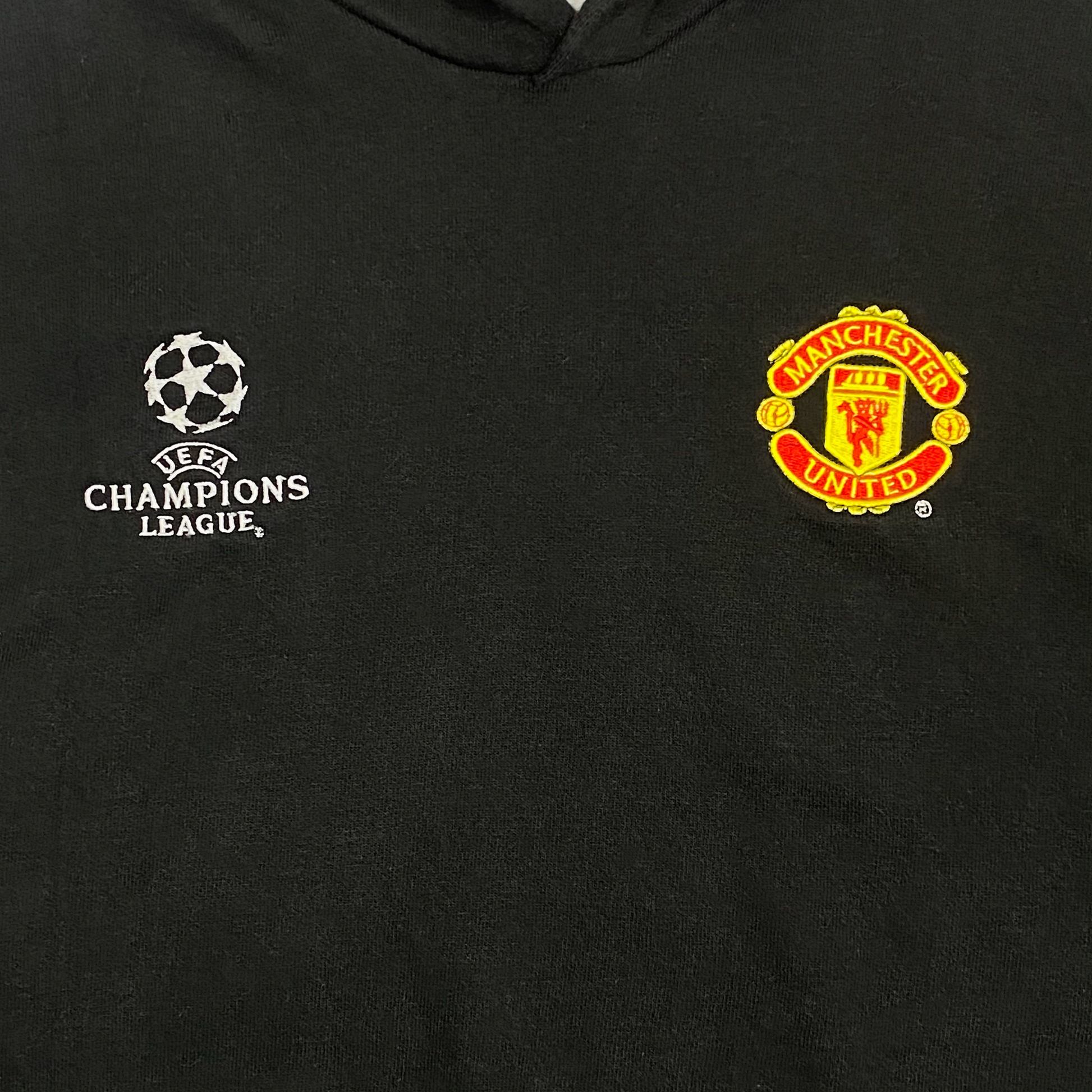 Manchester United Champions League Hoodie Black | Medium