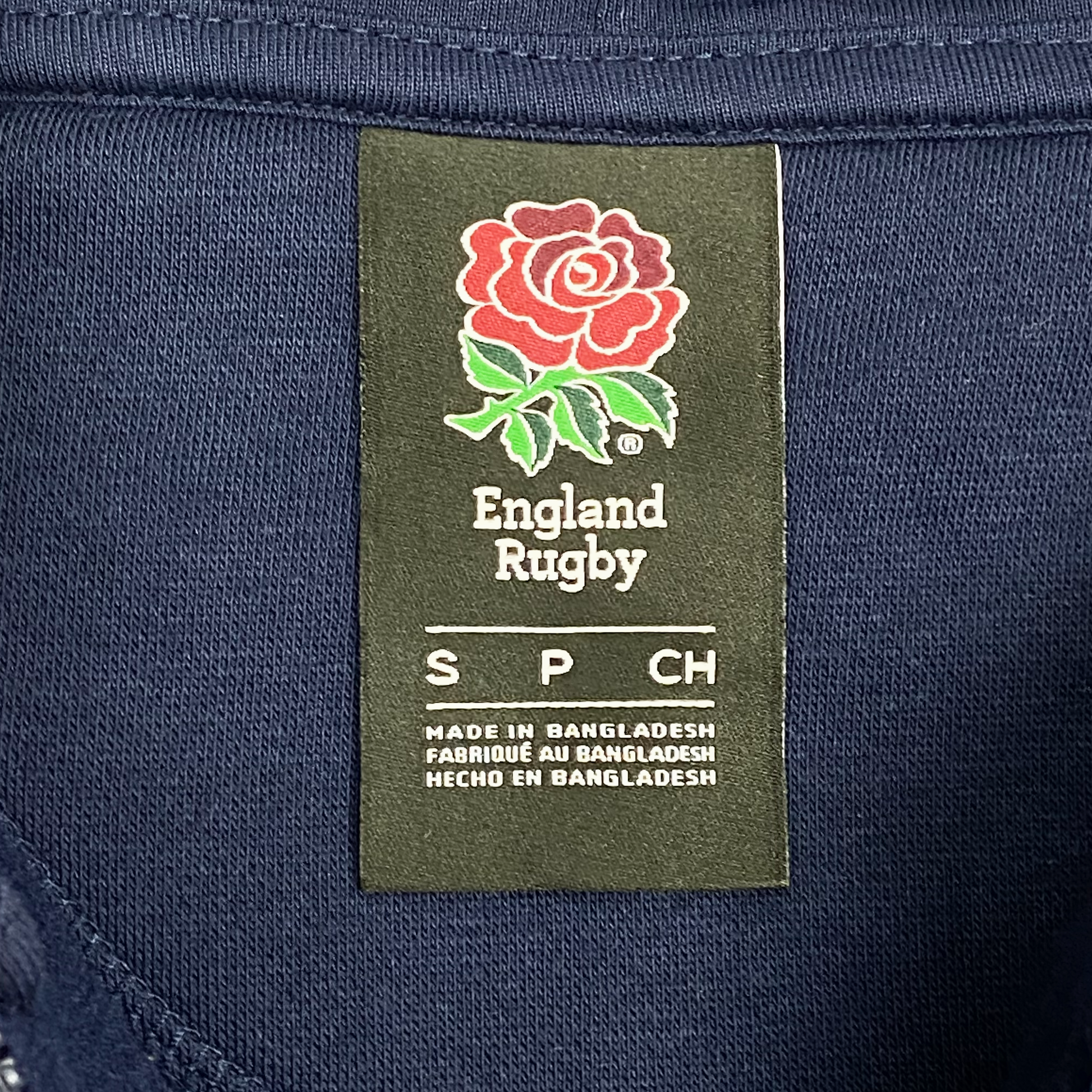 England Rugby Union Navy Hoodie | Small