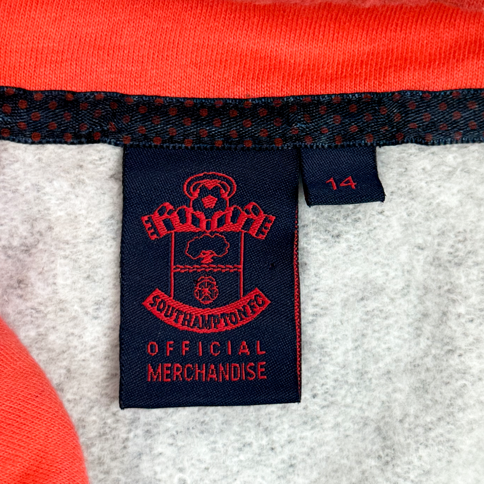 Southampton Grey Fleece-Lined Full-Zip Hoodie | Women's Medium