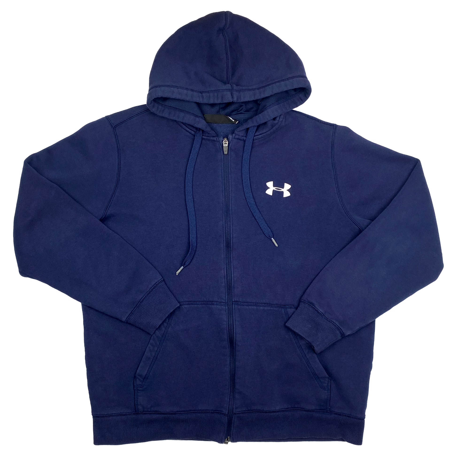 Under Armour Navy Blue Full-Zip Hoodie | Large