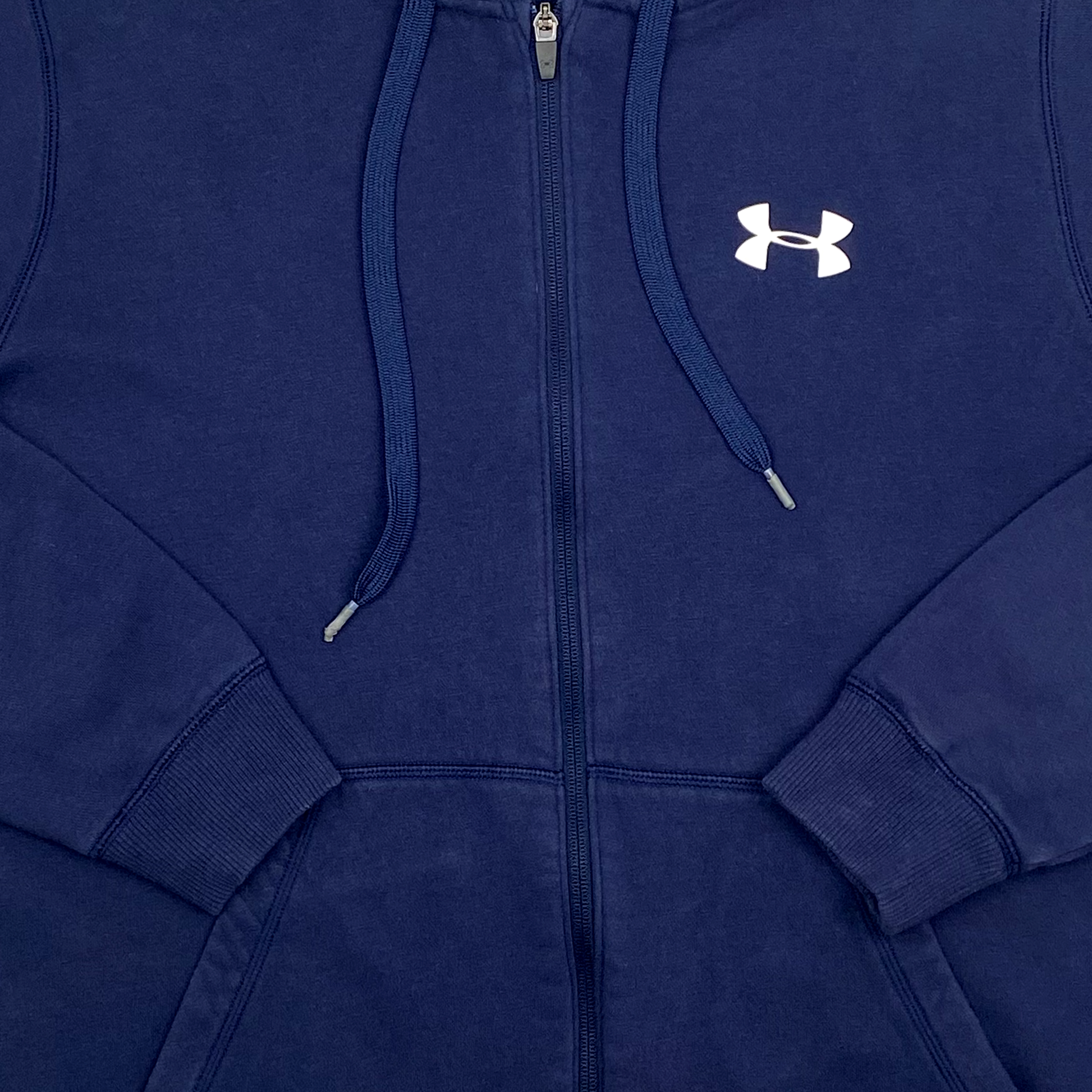 Under Armour Navy Blue Full-Zip Hoodie | Large