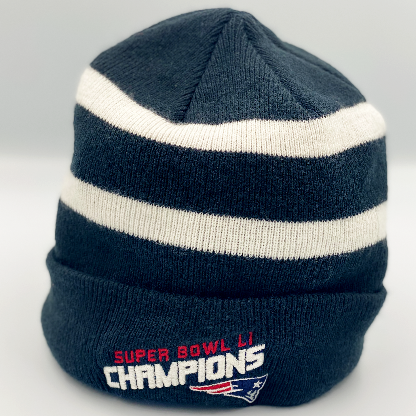New England Patriots Super Bowl LI Champions Beanie Hat