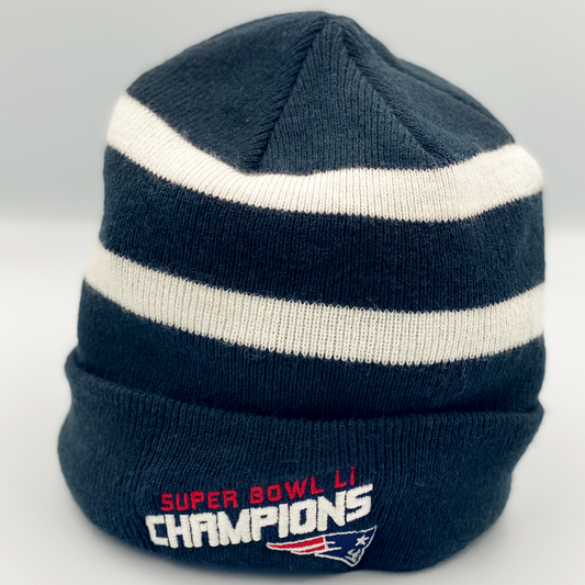 New England Patriots Super Bowl LI Champions Beanie Hat