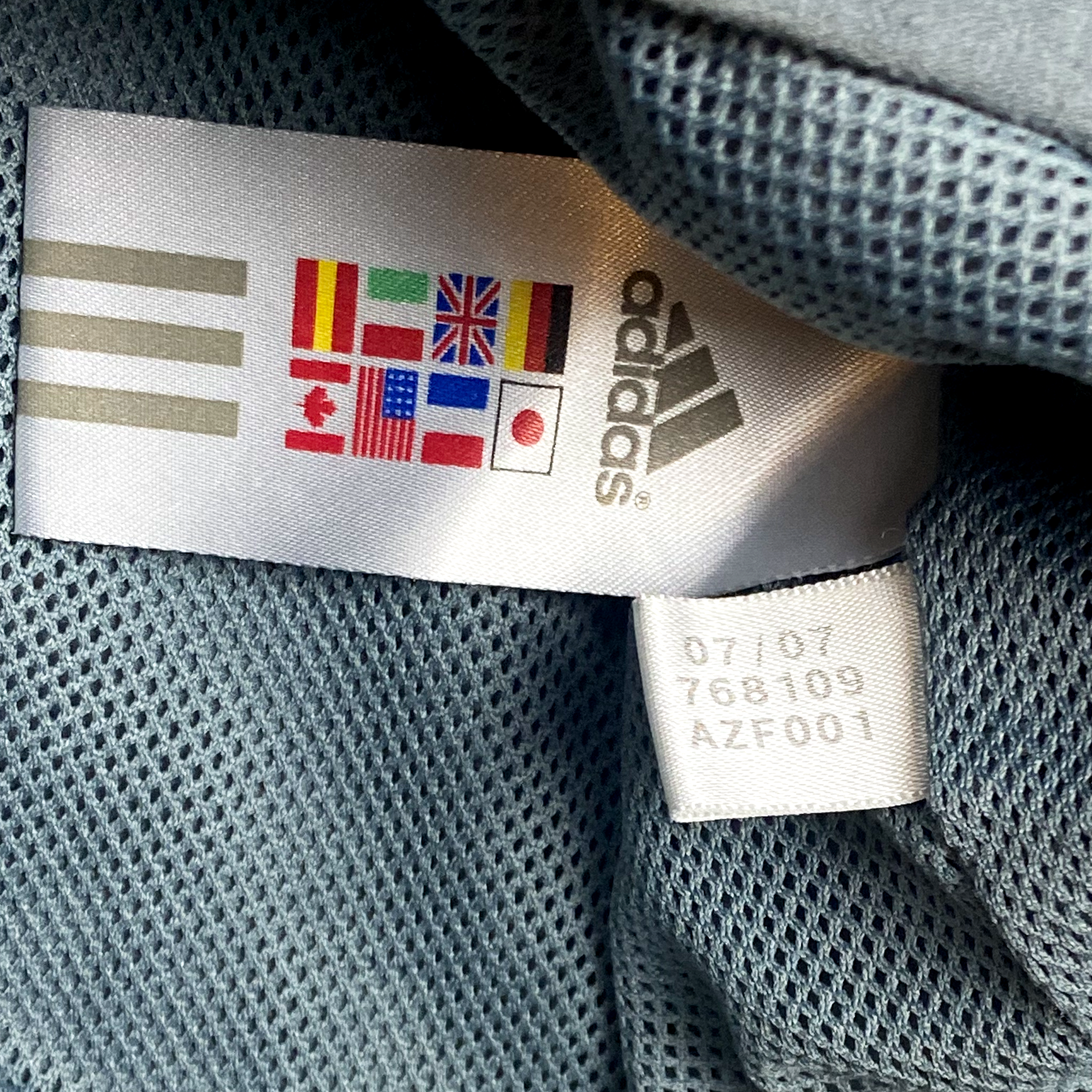 Adidas Vintage Grey Tracksuit Jacket | Extra Large