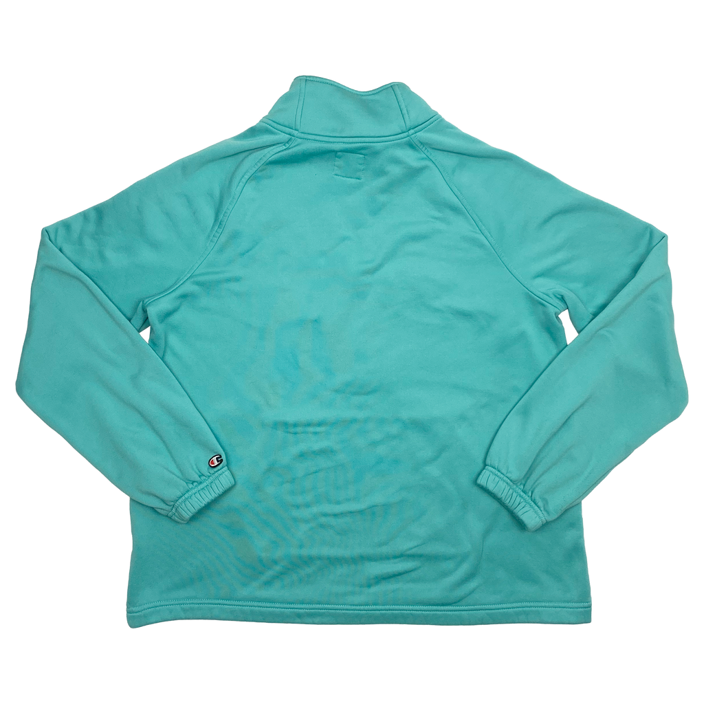 Champion Teal Quarter-Zip Fleece Jacket | Women's Small