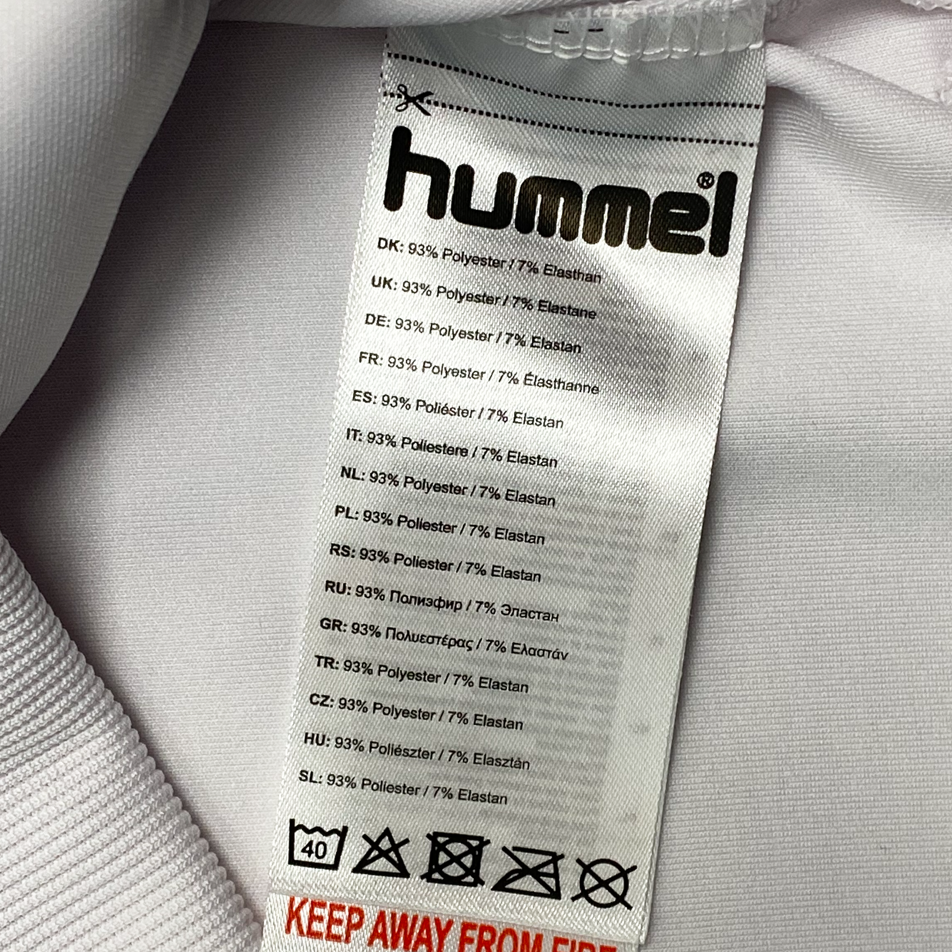 Denmark White Track Jacket (2016) | XXL