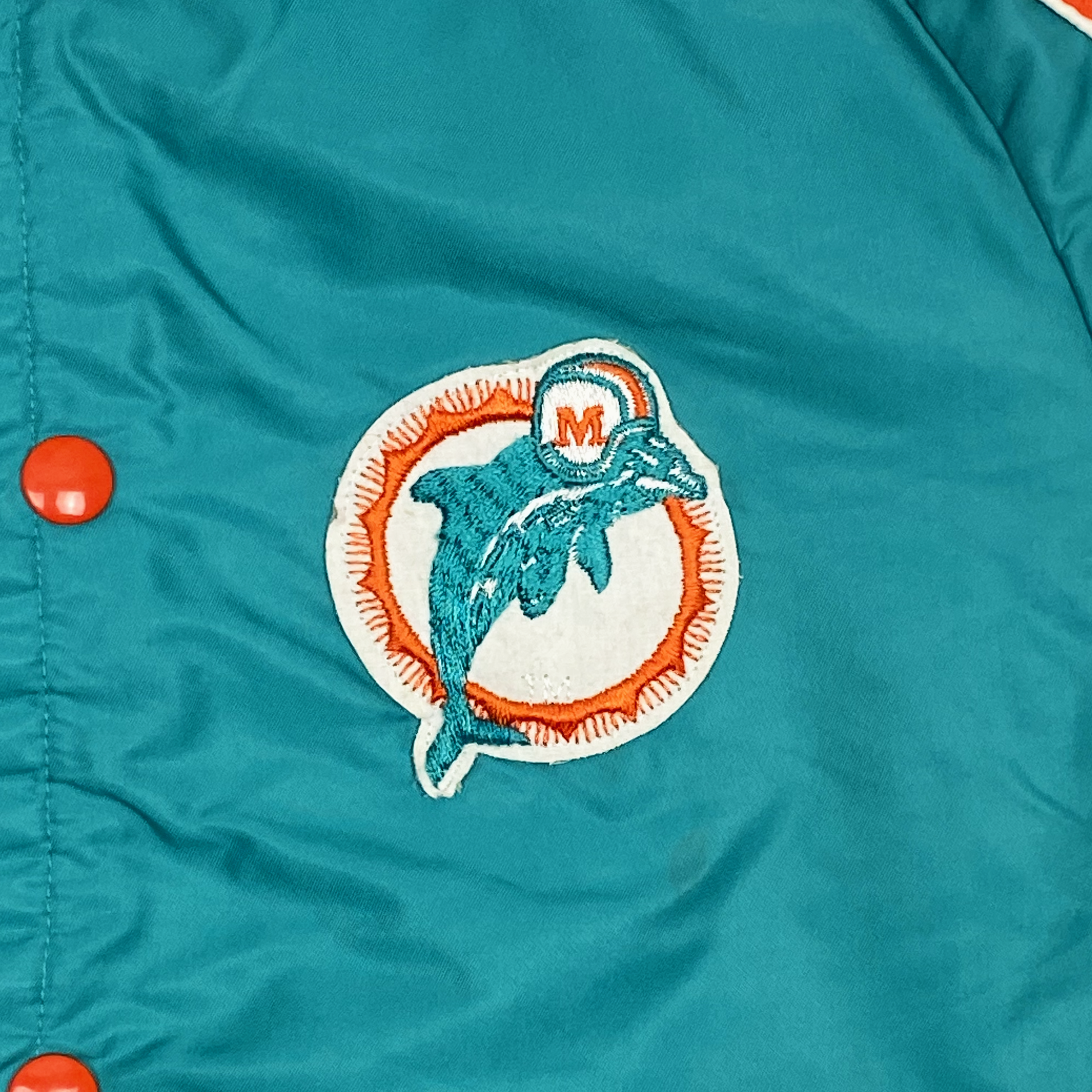 Miami Dolphins Cropped Bomber Jacket | Women's Large