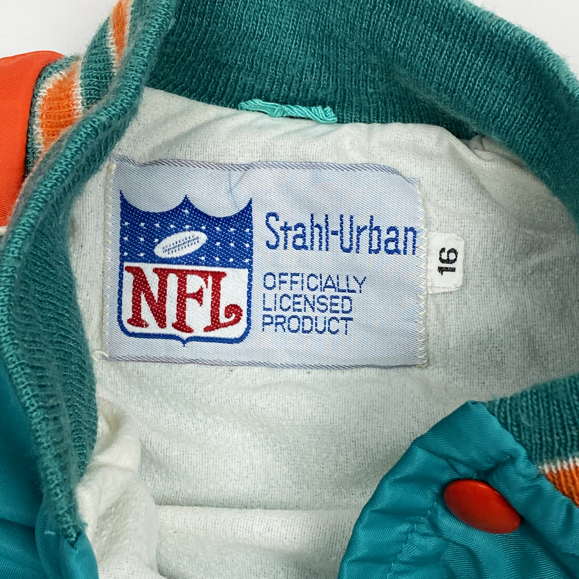 Miami Dolphins Cropped Bomber Jacket | Women's Large
