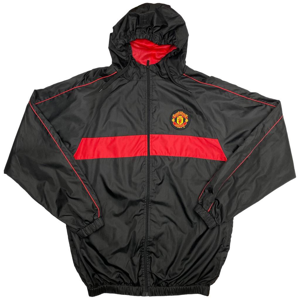 Manchester United Black Rain Jacket | Large