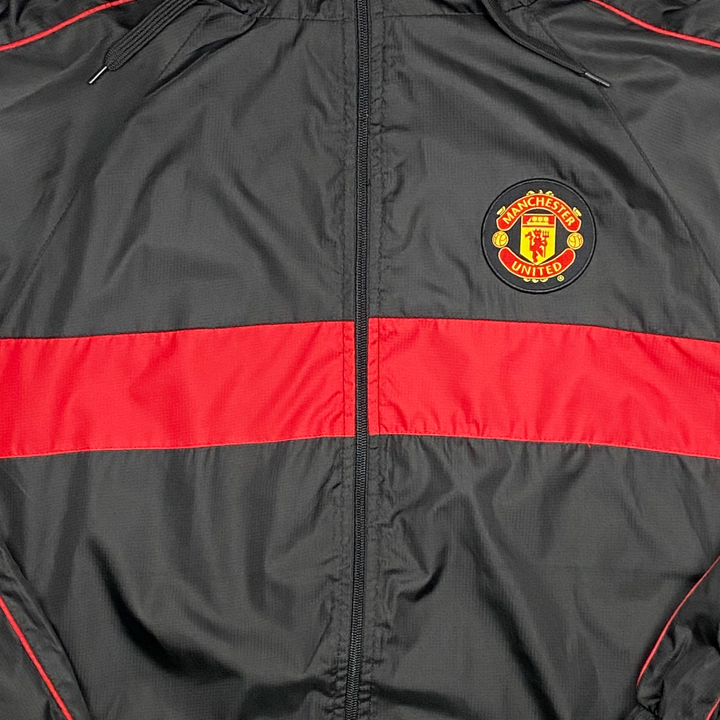 Manchester United Black Rain Jacket | Large