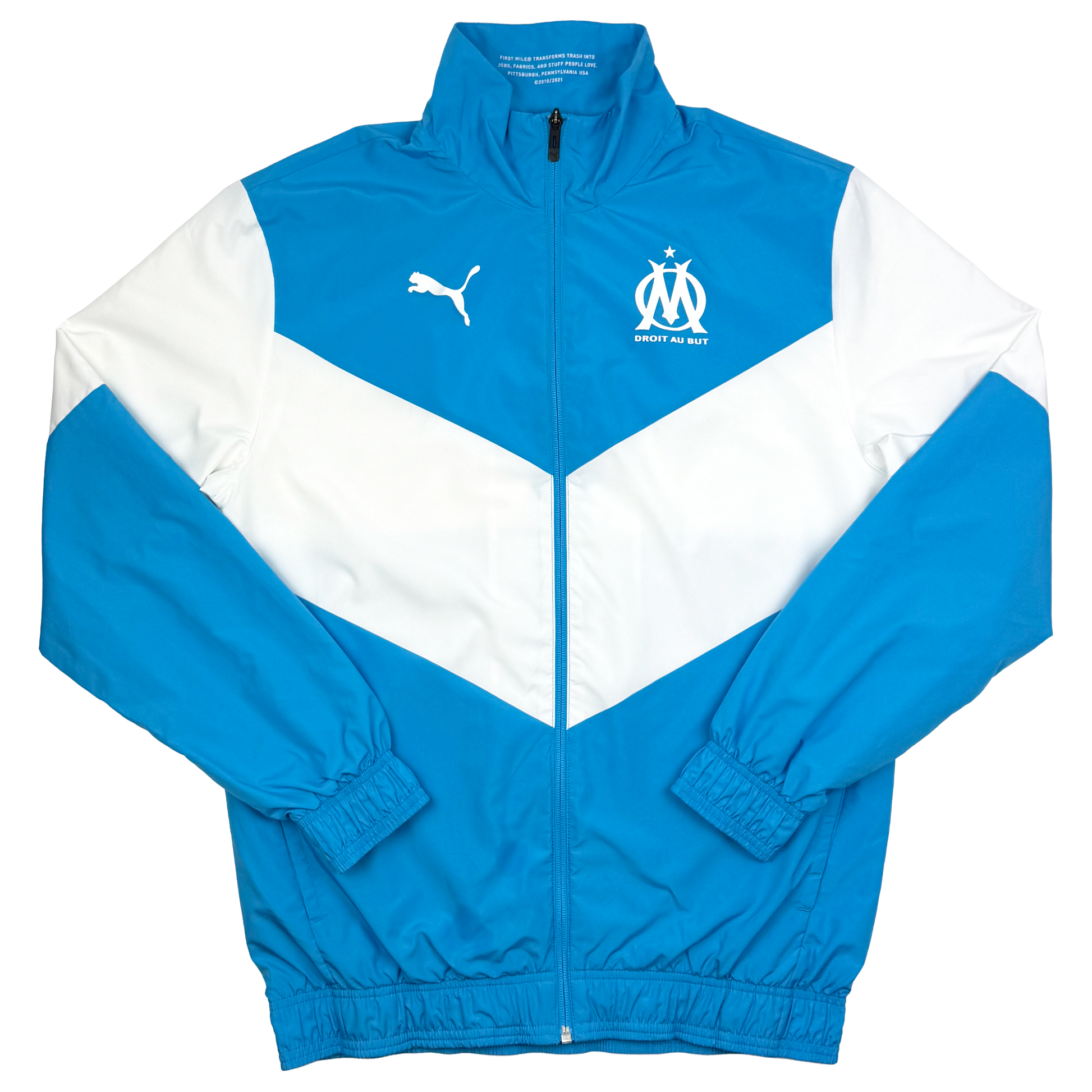 Marseille Pre-Match Track Jacket (2021-22) | Small