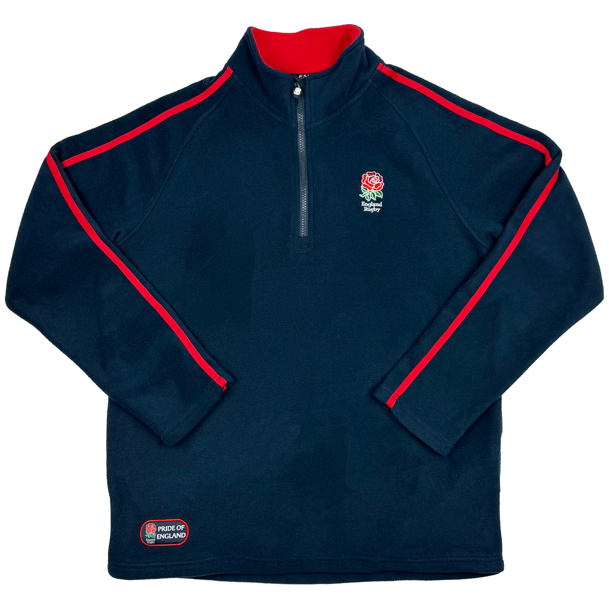 England Rugby Union Quarter-Zip Fleece Navy Blue | Medium