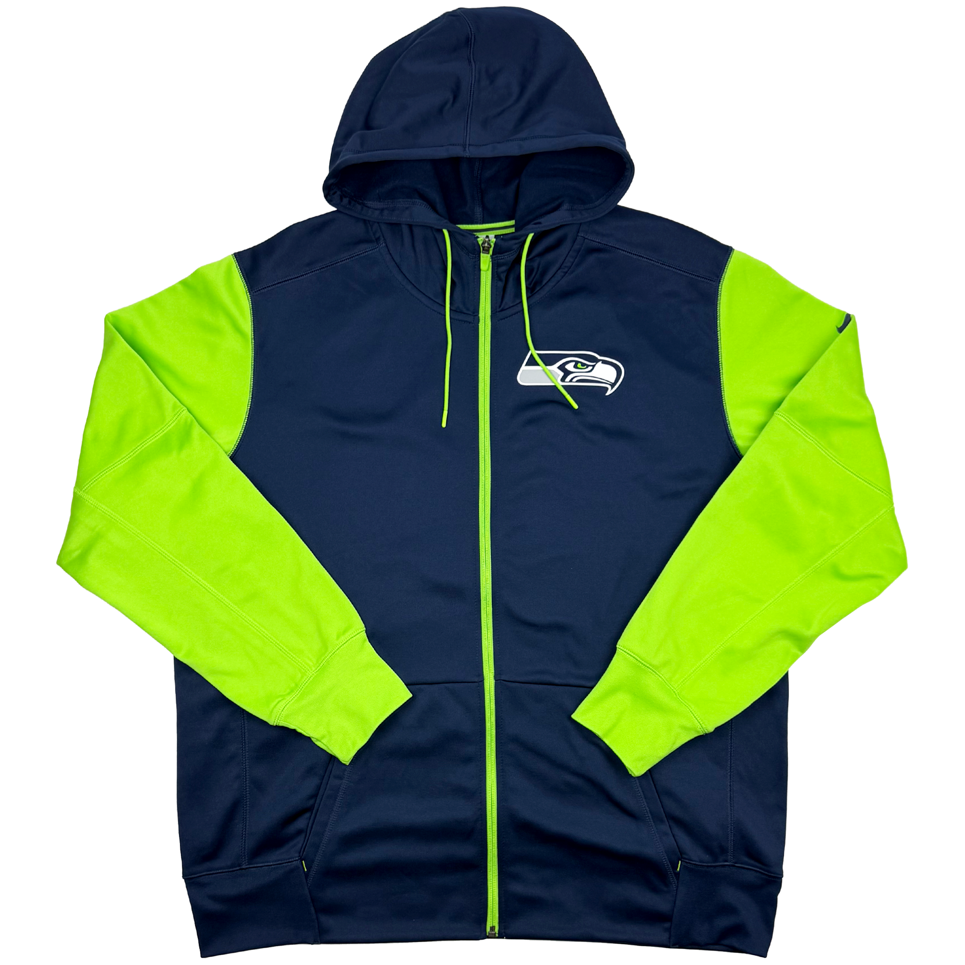Seattle Seahawks Full-Zip Hooded Training Top (2023) | Extra Large