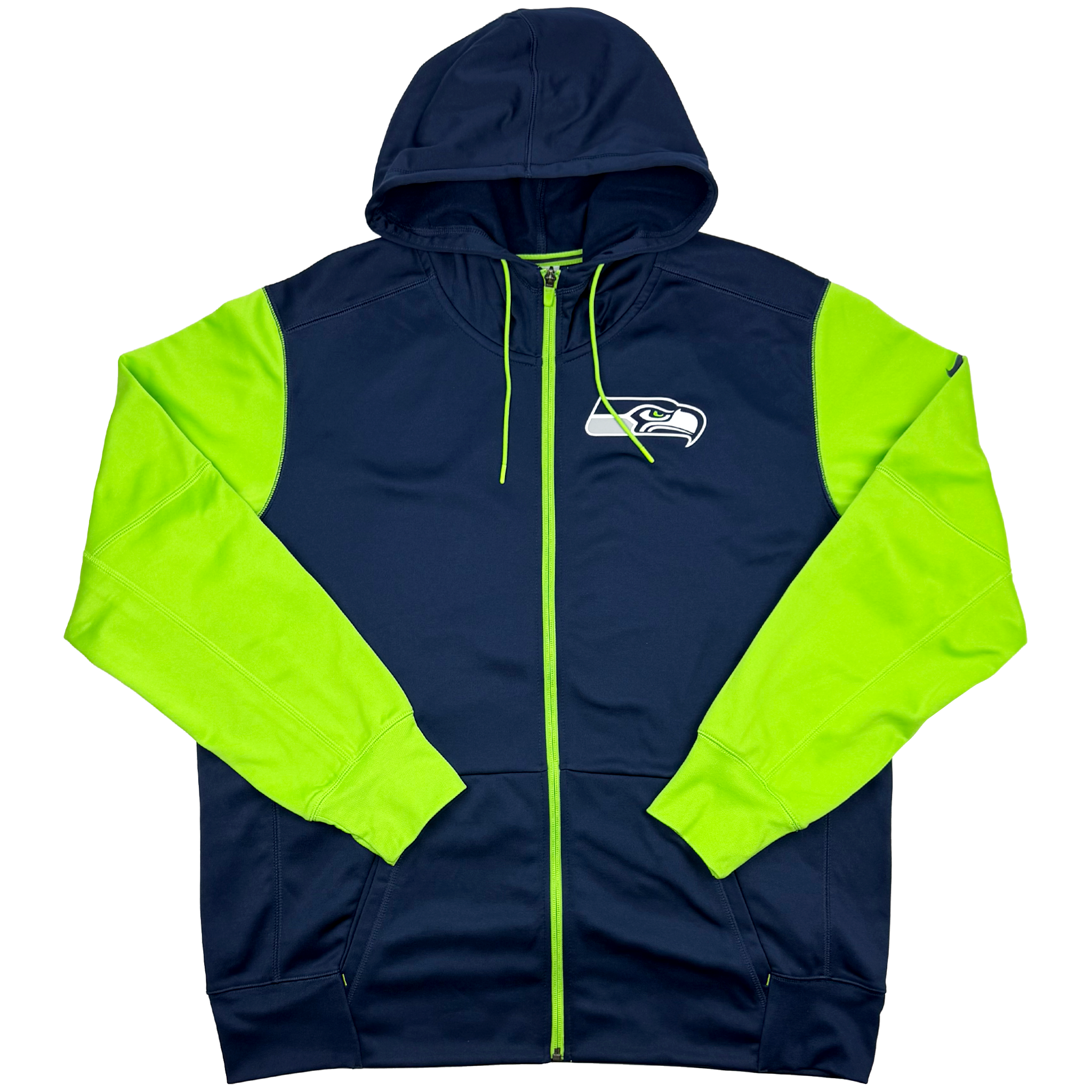 Seattle Seahawks Full-Zip Hooded Training Top (2023) | Extra Large