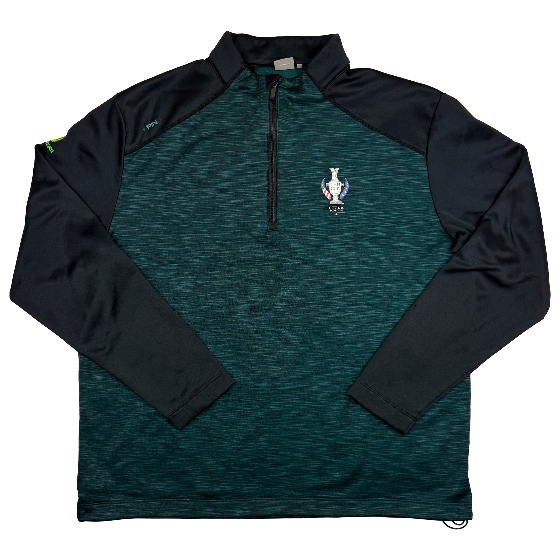 Solheim Cup 2019 Green and Black Quarter-Zip | Women's XXL