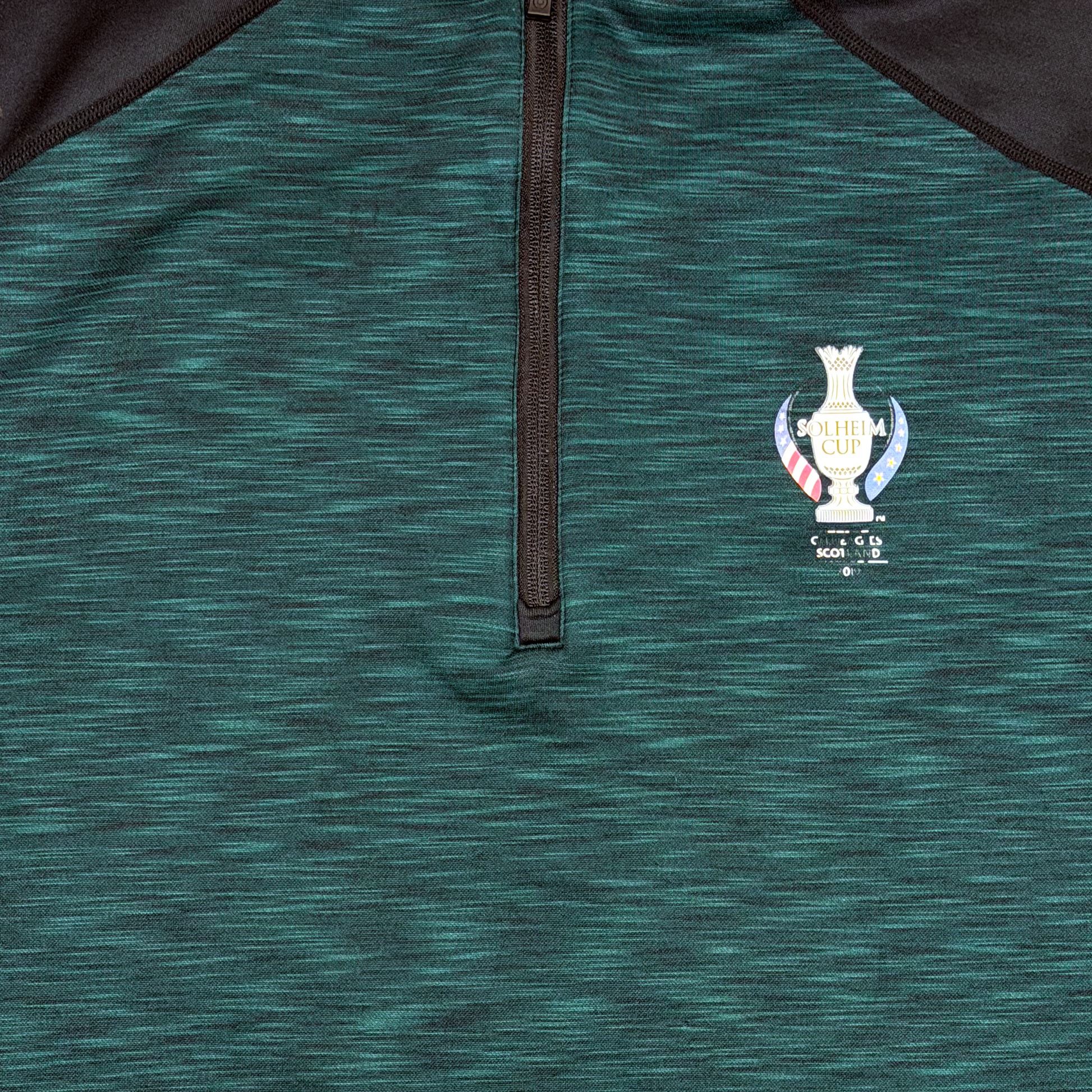 Solheim Cup 2019 Green and Black Quarter-Zip | Women's XXL