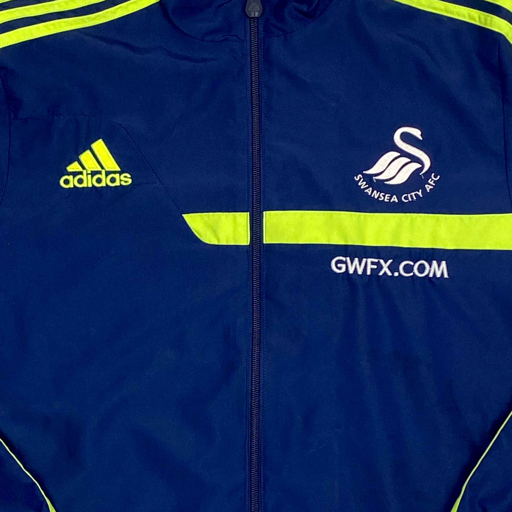 Swansea City Navy Blue Training Jacket (2013-14) | Small