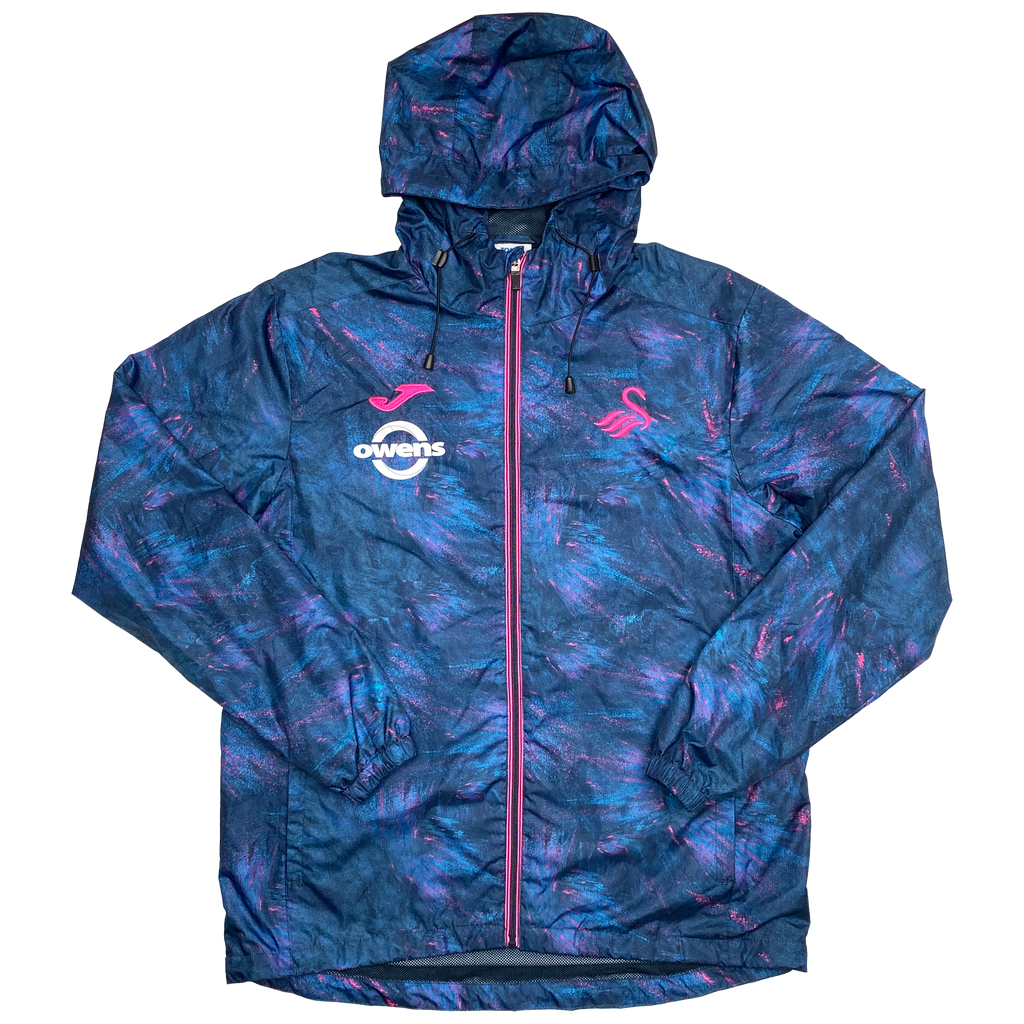 Swansea City Navy & Pink Rain Coat | Small