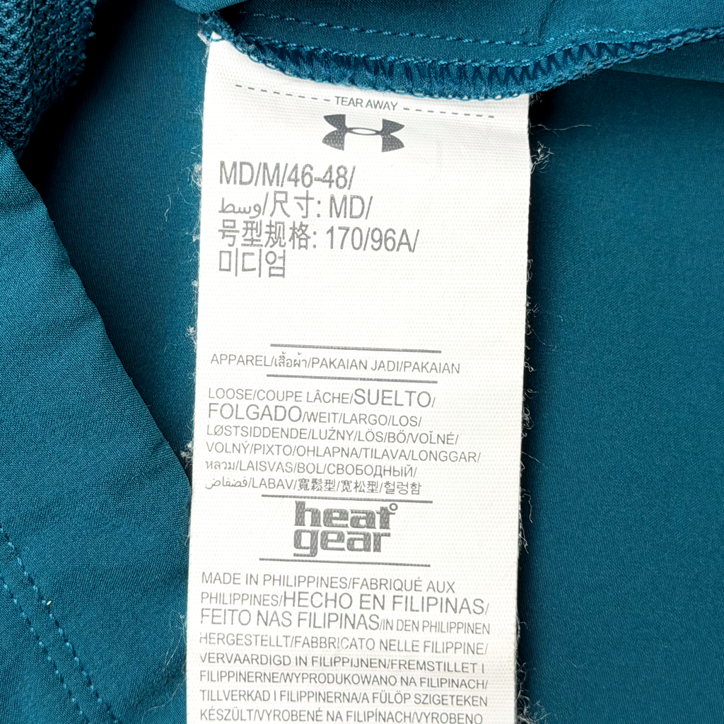 Under Armour Teal Hydrofuge Storm Anorak Jacket | Medium