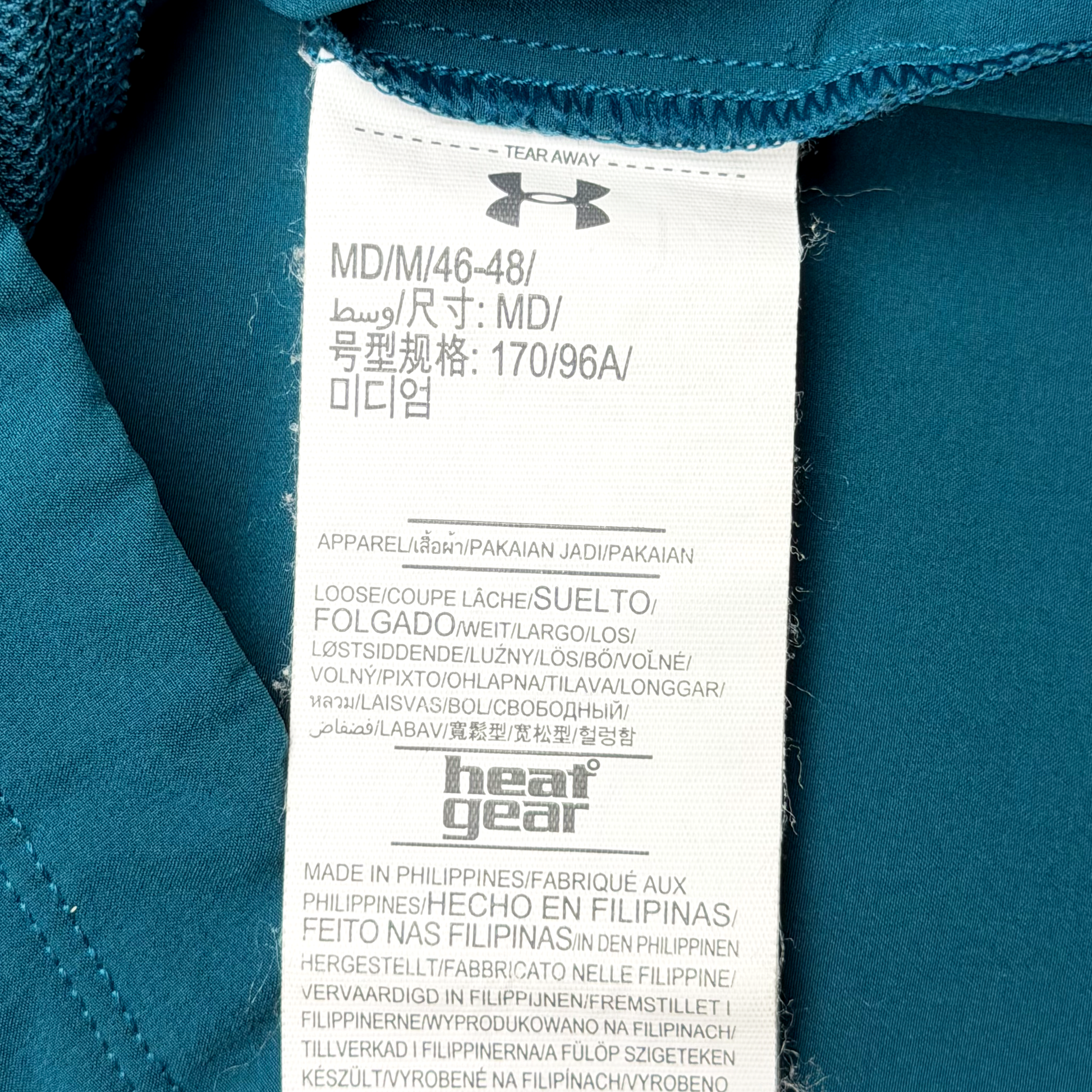 Under Armour Teal Hydrofuge Storm Anorak Jacket | Medium