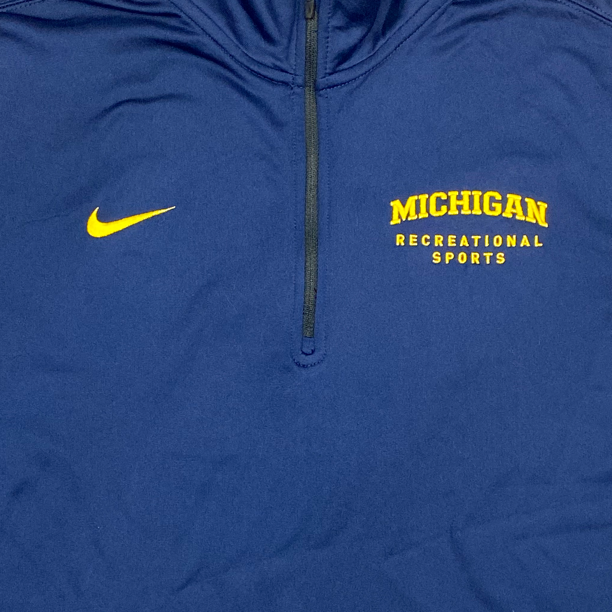 University of Michigan Quarter-Zip Drill Top | Small
