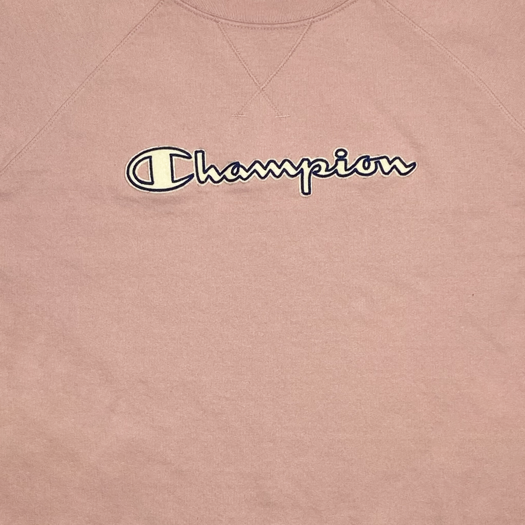 Champion Salmon Sweatshirt | Women's Medium