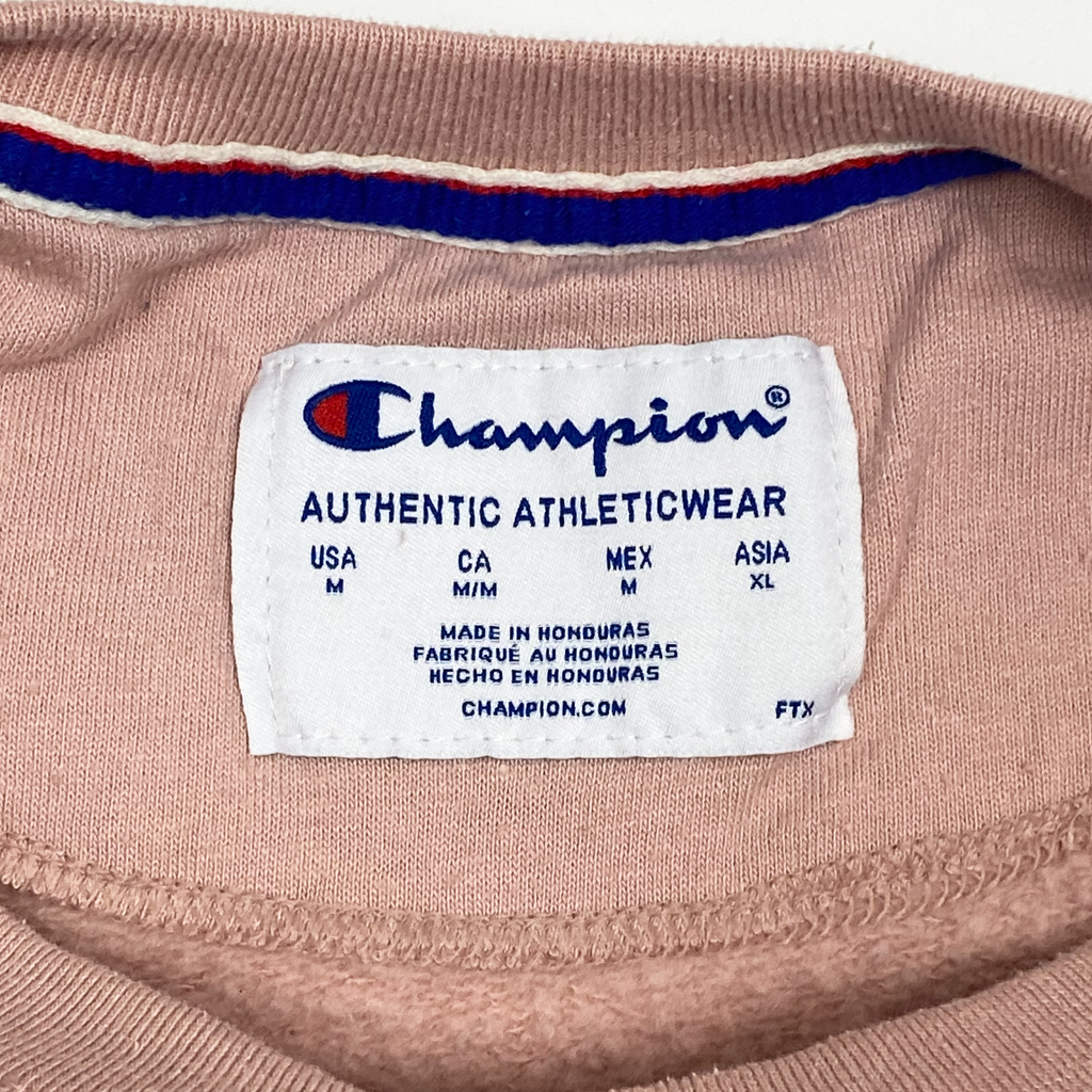 Champion Salmon Sweatshirt | Women's Medium