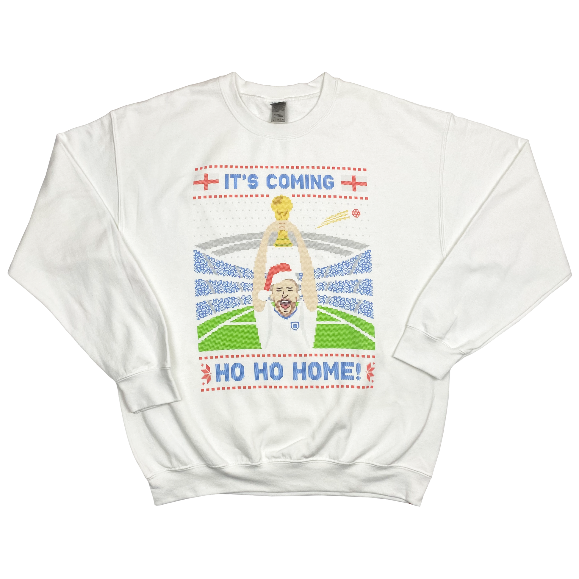 England 'It's Coming Ho Ho Home' Christmas Jumper | Large