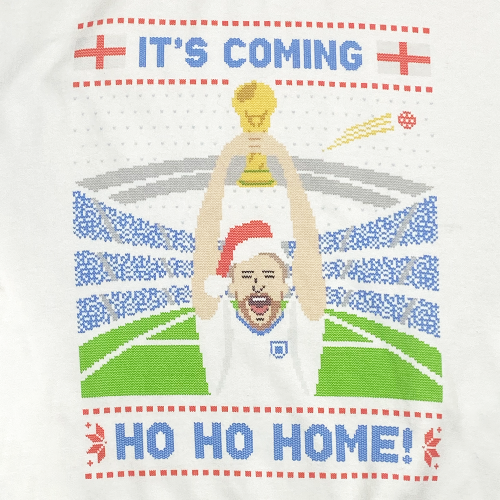England 'It's Coming Ho Ho Home' Christmas Jumper | Large