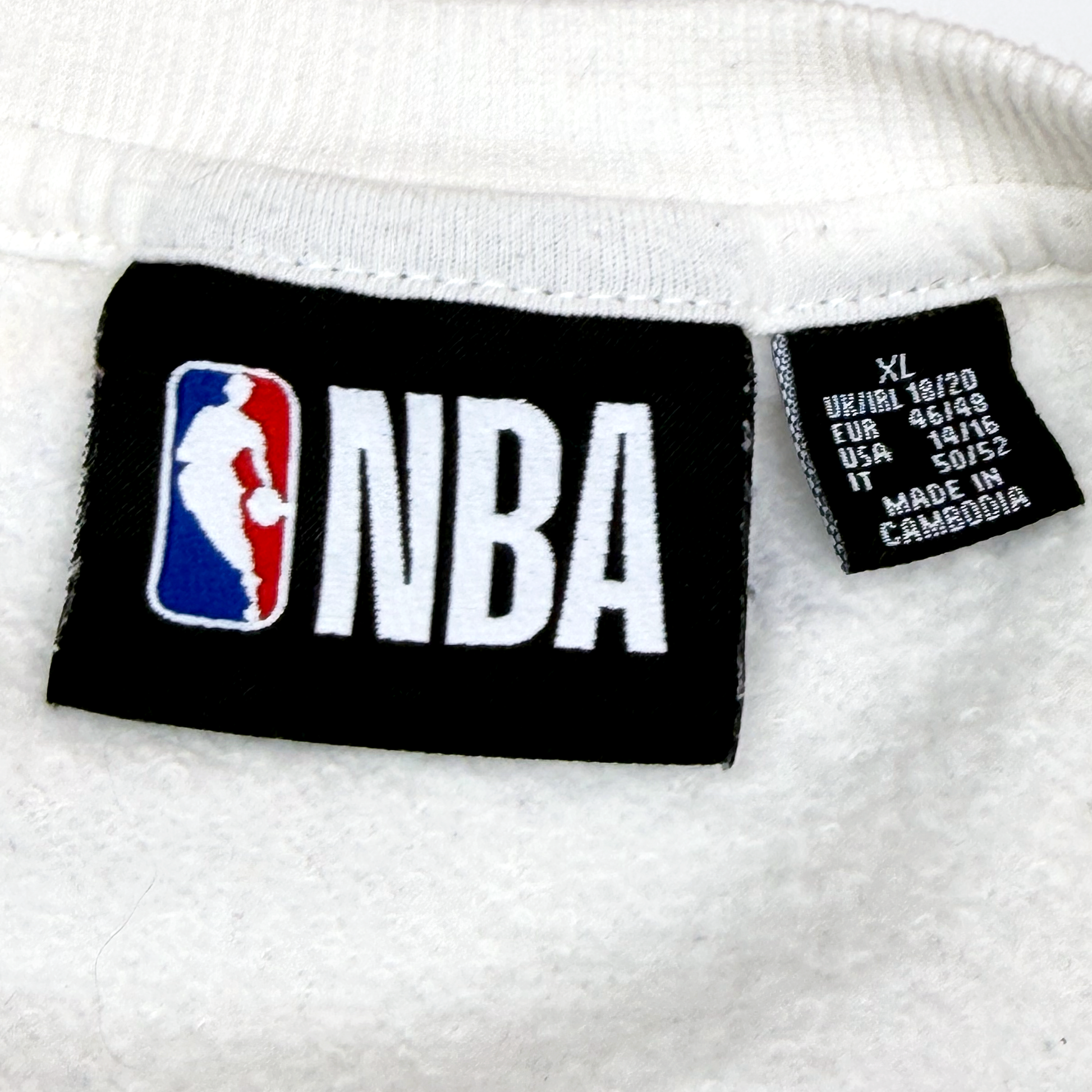 Los Angeles Lakers Oversized White Sweatshirt | Extra Large