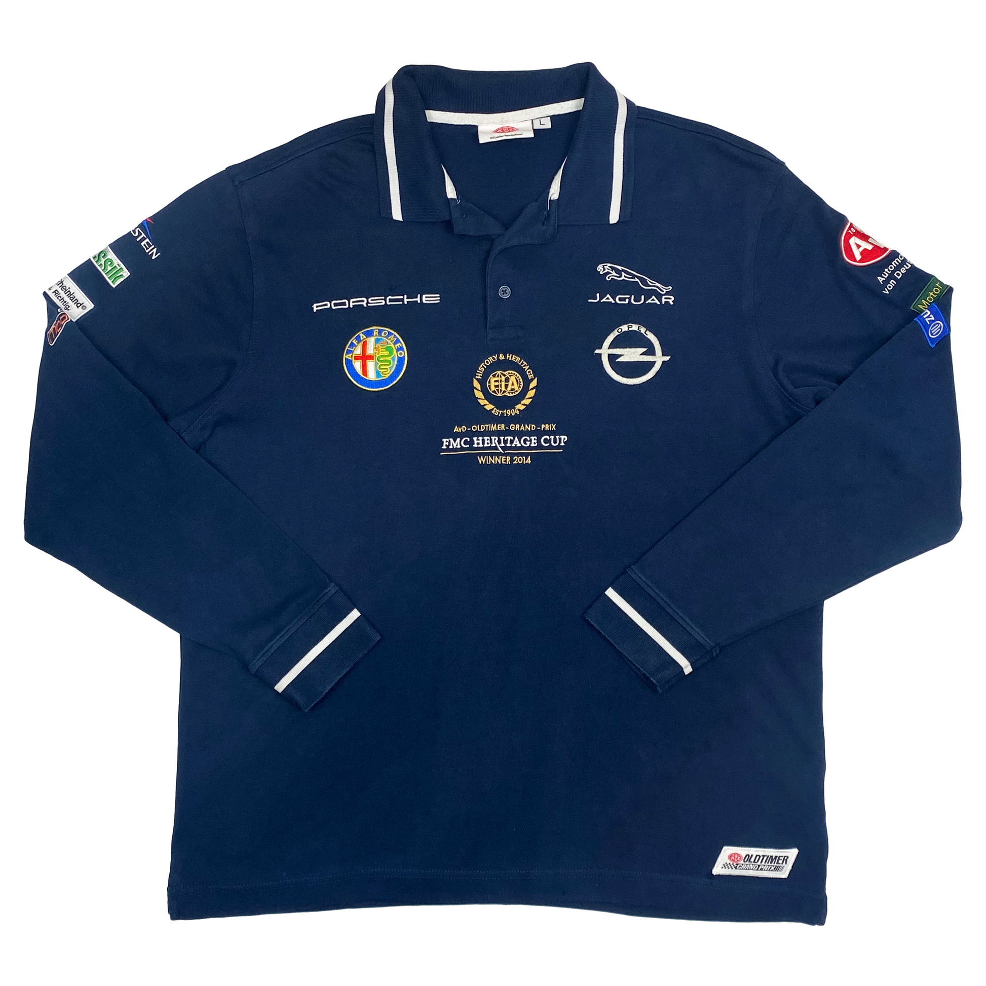 AvD Oldtimer Grand Prix FMC Heritage Cup Winner 2014 Long-Sleeve Polo | Large