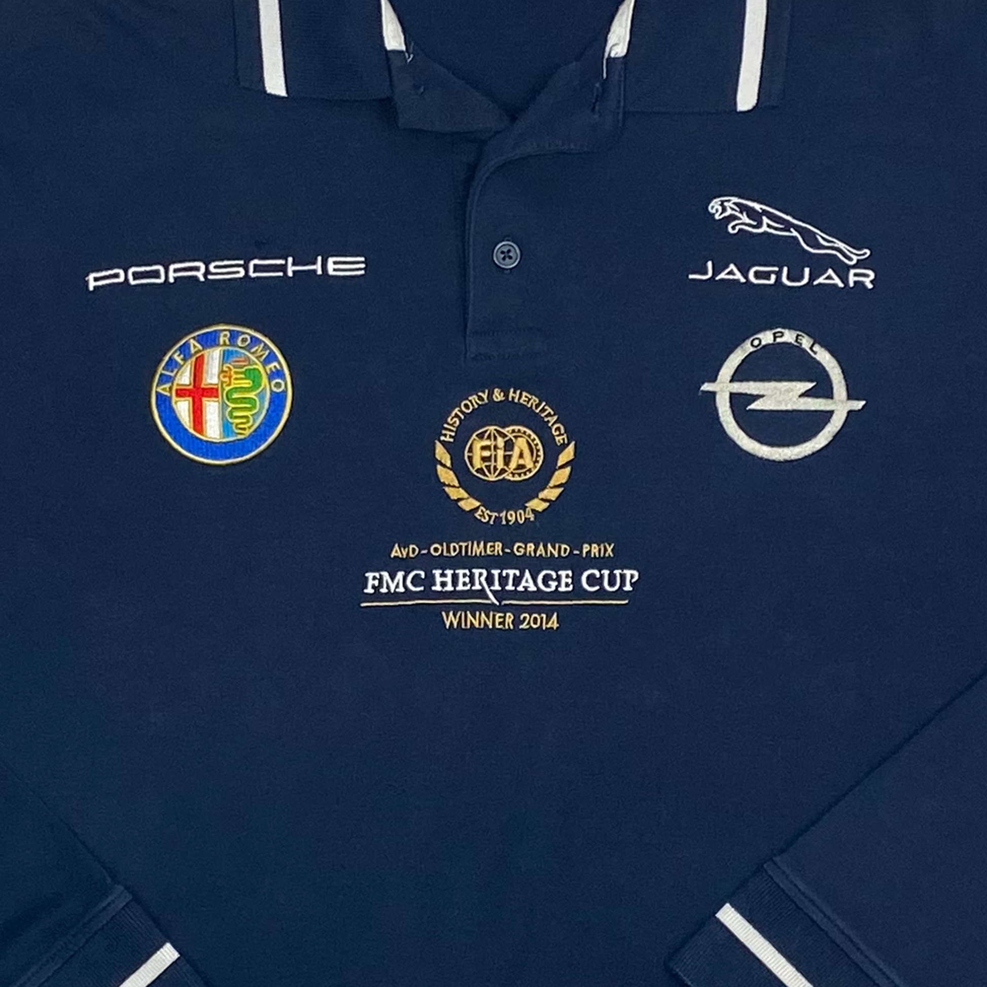 AvD Oldtimer Grand Prix FMC Heritage Cup Winner 2014 Long-Sleeve Polo | Large
