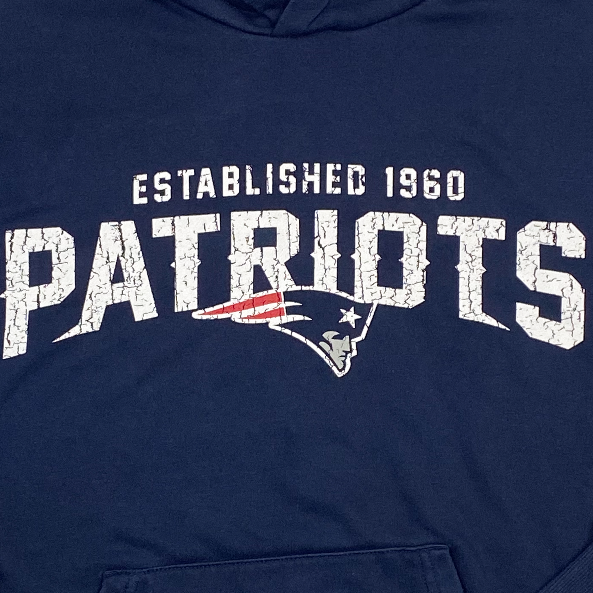 New England Patriots Hoodie Navy | Extra Small
