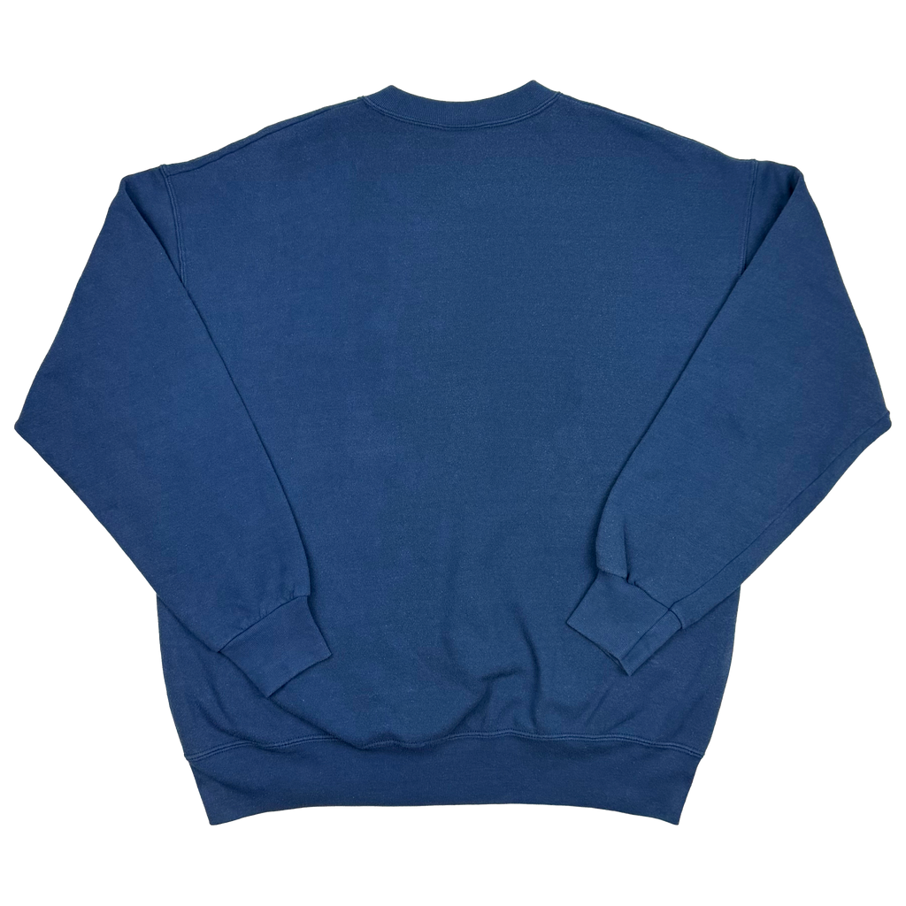 New England Patriots Super Bowl XXXVIII Champions Navy Blue Sweatshirt | Large